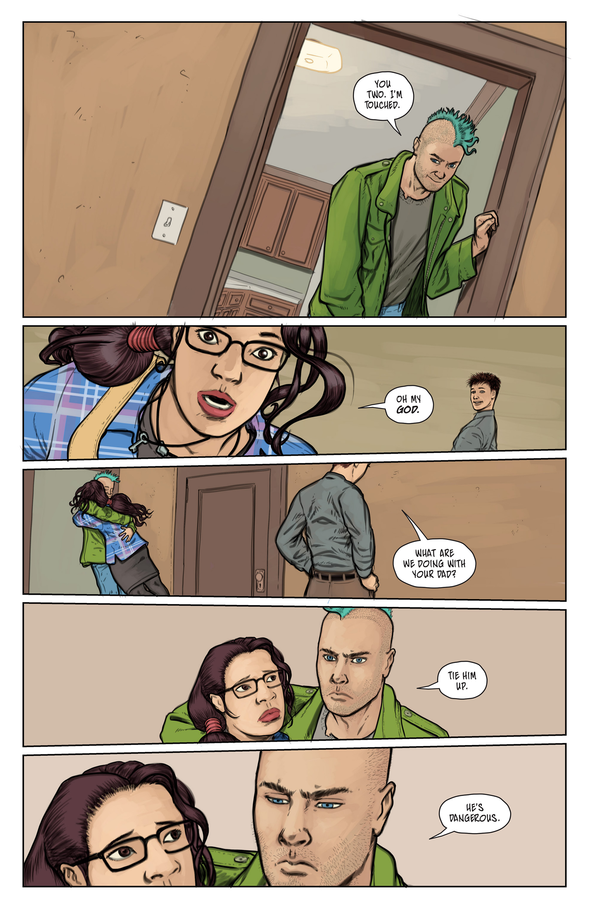 Read online Throwaways comic -  Issue #5 - 9