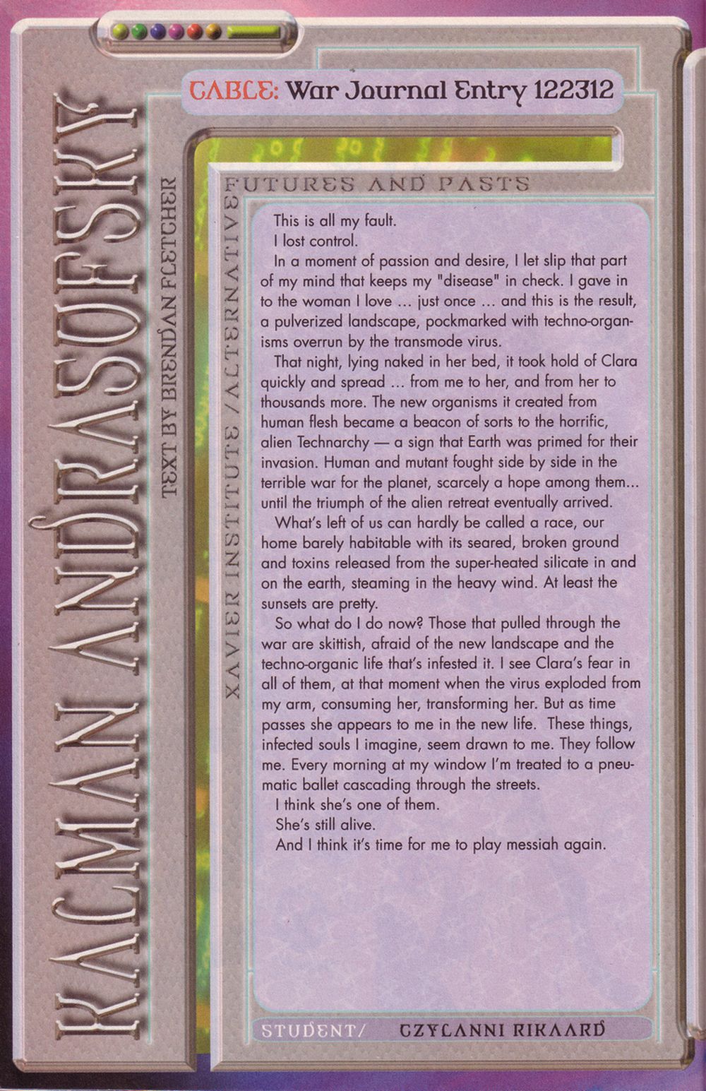 Read online X-Men: Millennial Visions comic -  Issue #2 - 40