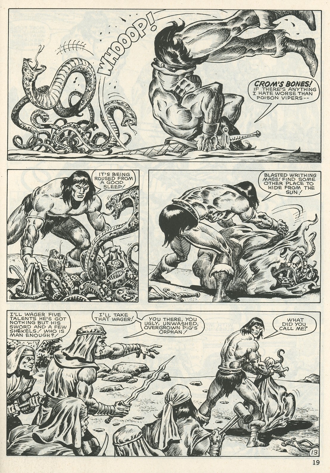 Read online The Savage Sword Of Conan comic -  Issue #123 - 19