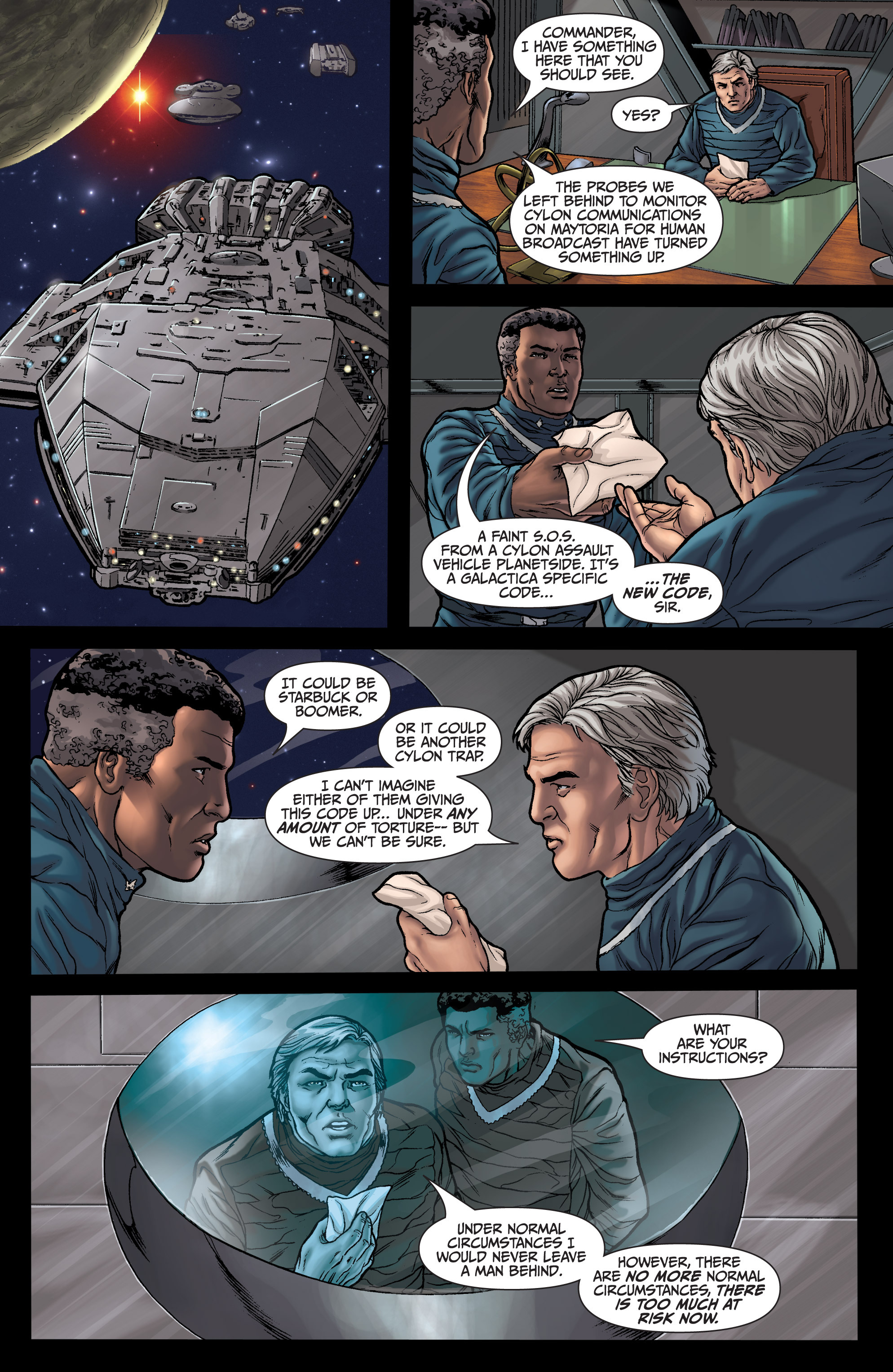 Read online Classic Battlestar Galactica (2006) comic -  Issue #4 - 4