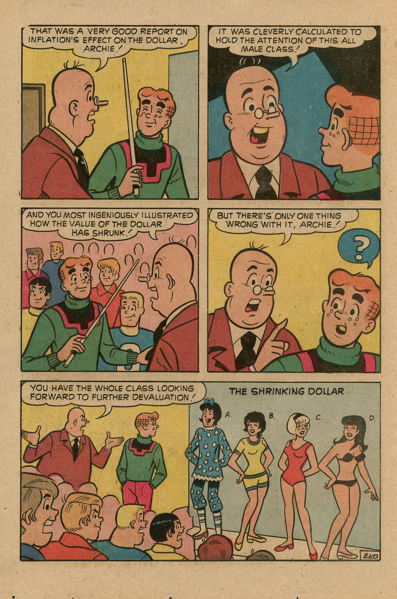 Read online Archie's TV Laugh-Out comic -  Issue #24 - 17