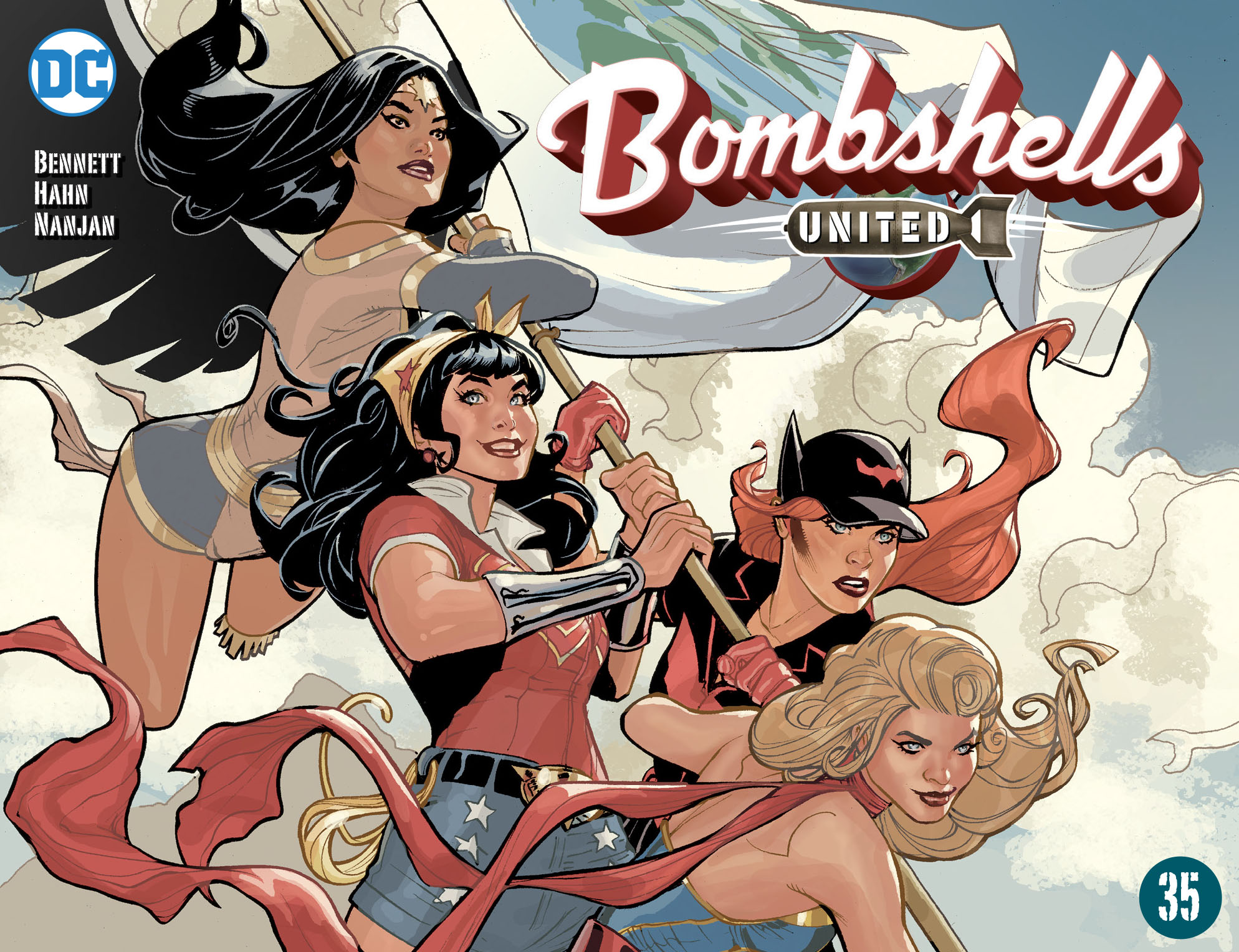 Read online Bombshells: United comic -  Issue #35 - 1