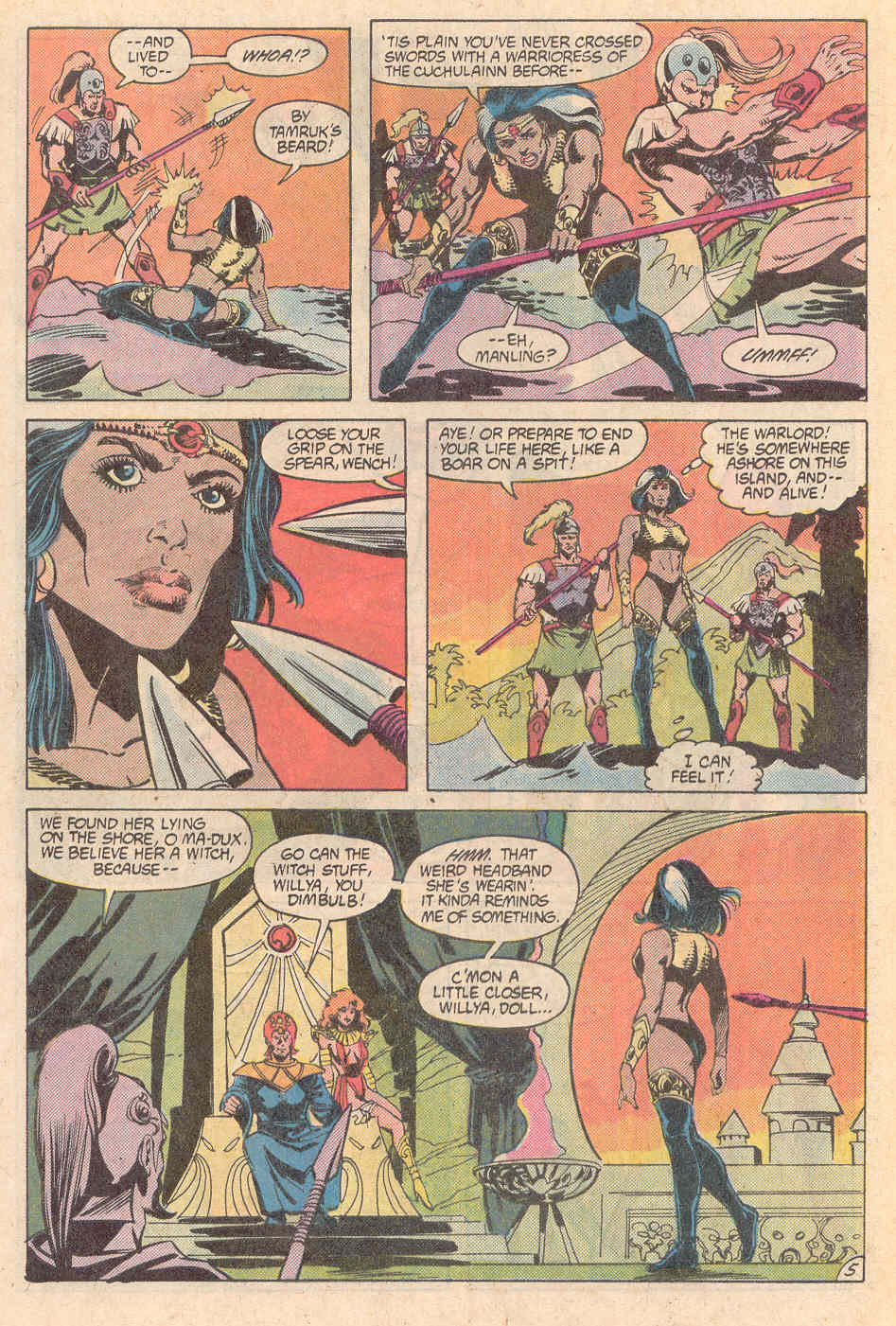 Read online Warlord (1976) comic -  Issue #131 - 5