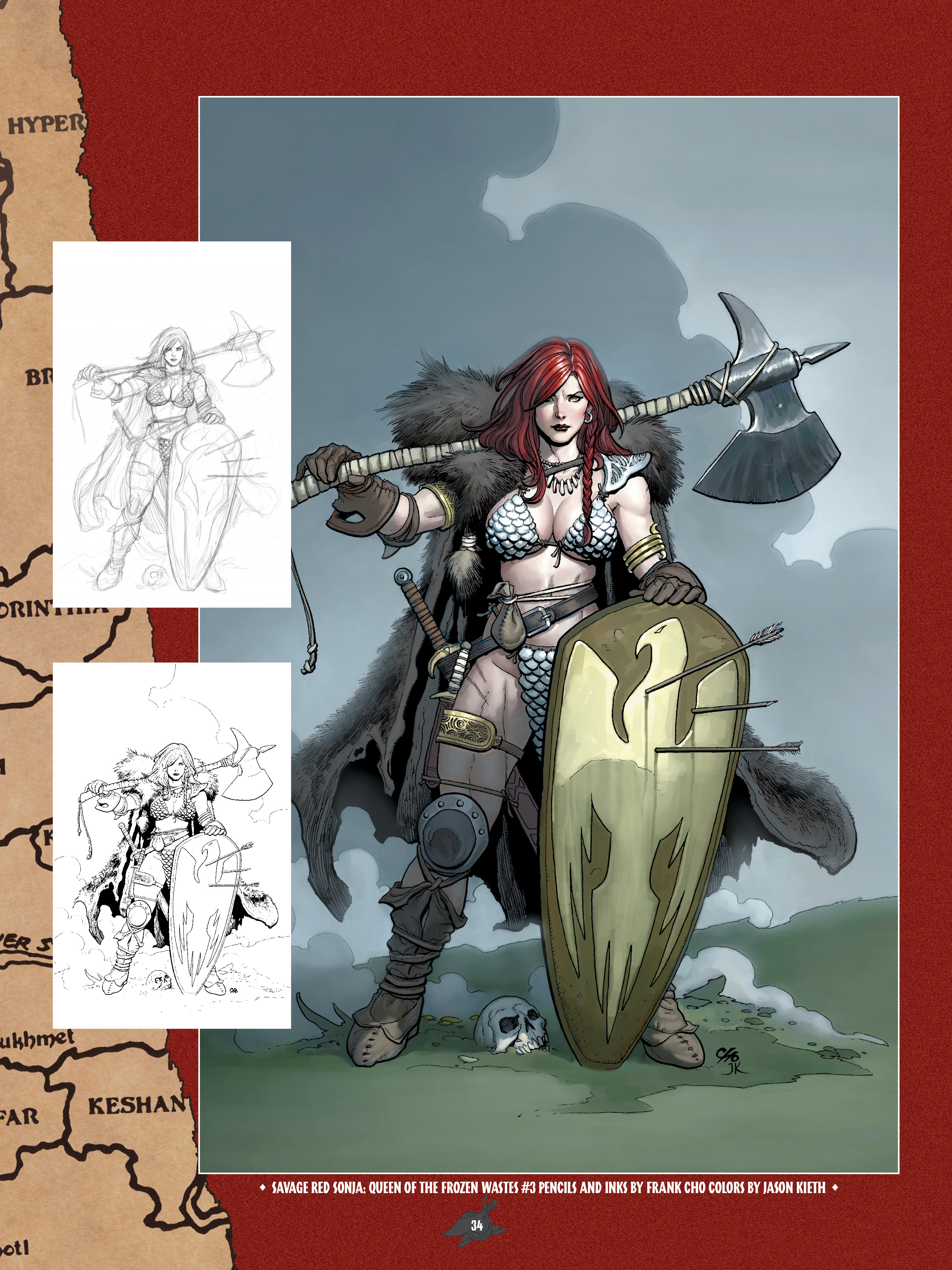 Read online The Art of Red Sonja comic -  Issue # TPB 1 (Part 1) - 33