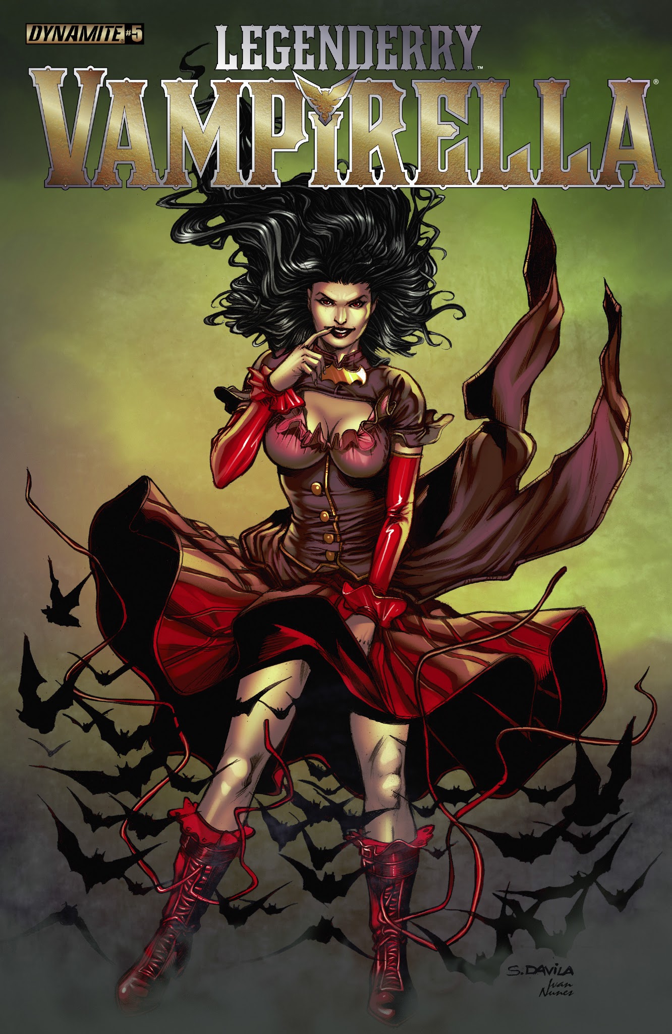 Read online Legenderry: Vampirella comic -  Issue #5 - 1