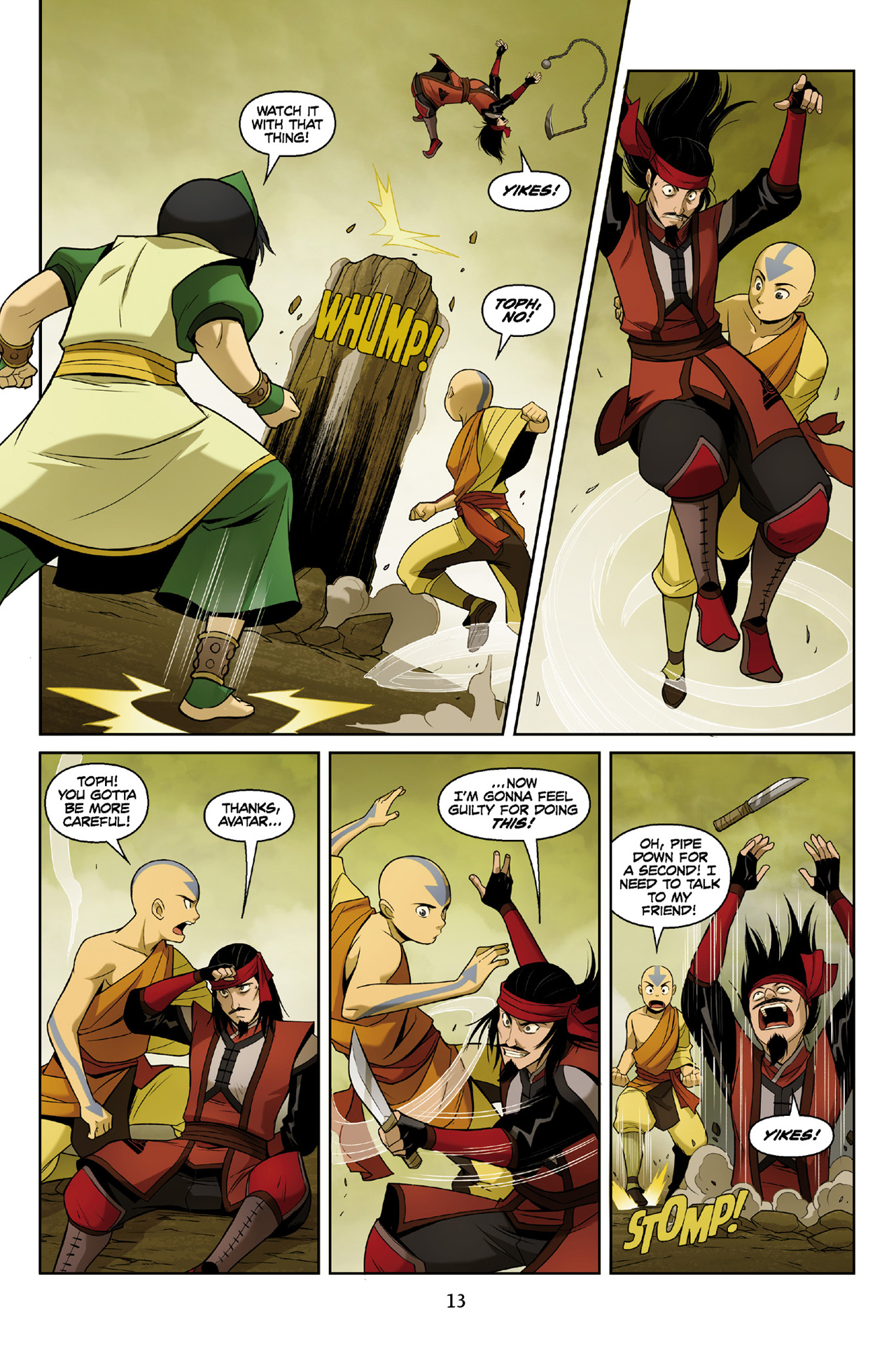 Read online Nickelodeon Avatar: The Last Airbender - The Rift comic -  Issue # Part 2 - 14