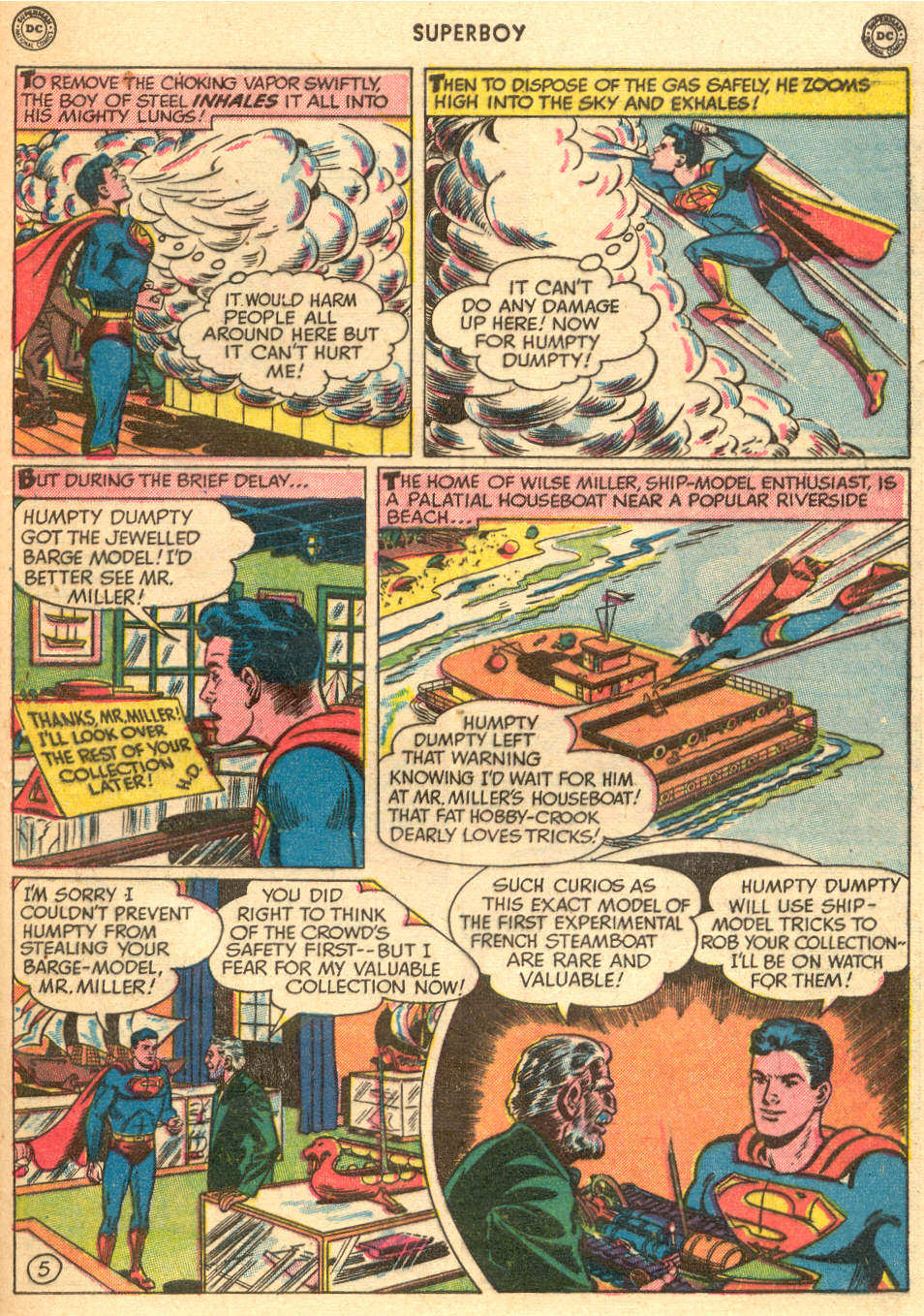 Read online Superboy (1949) comic -  Issue #9 - 36