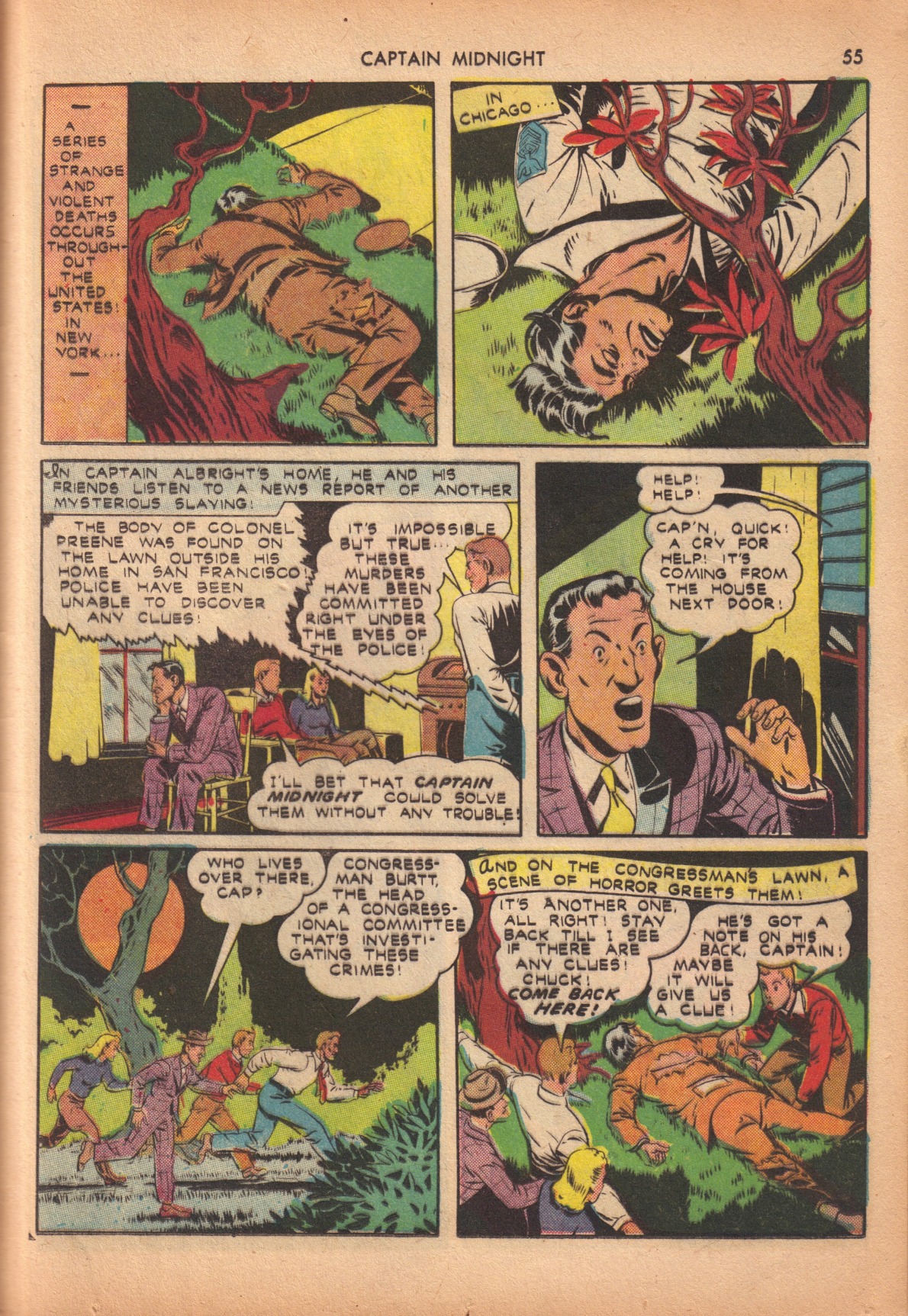 Read online Captain Midnight (1942) comic -  Issue #10 - 51
