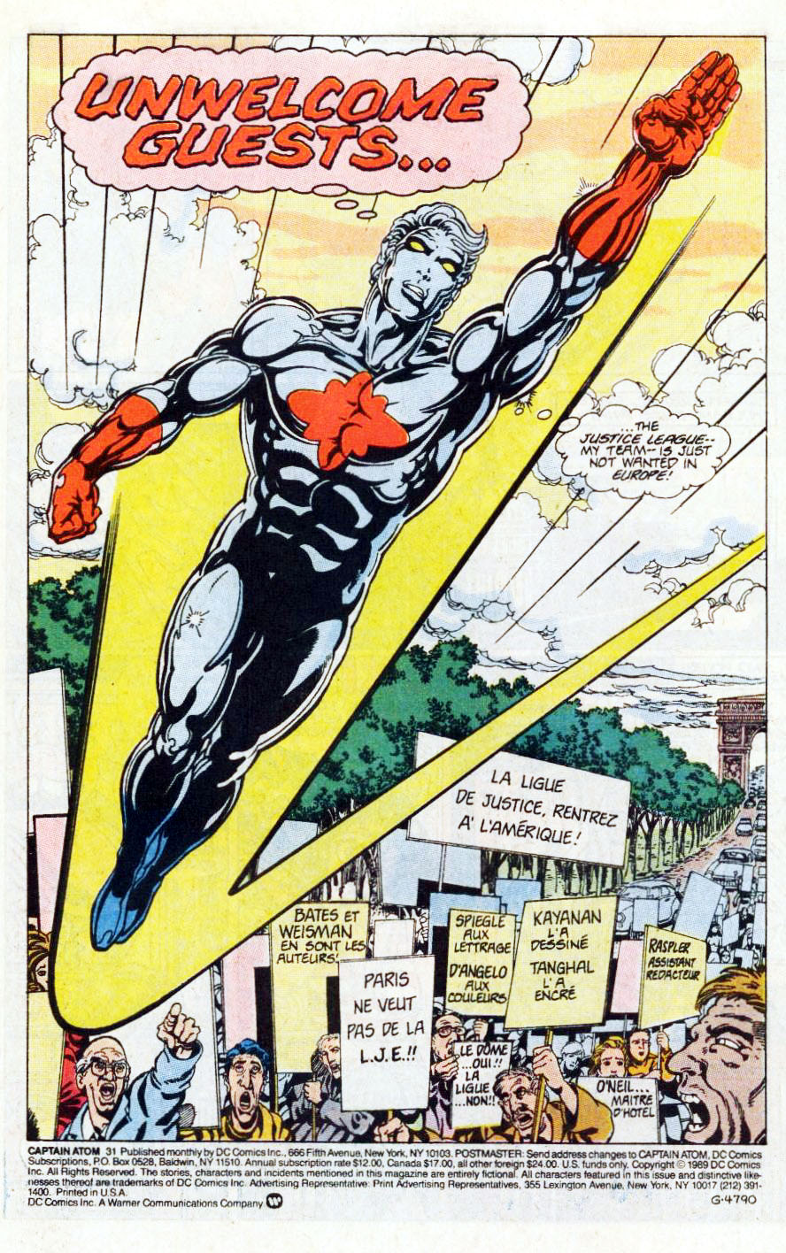 Read online Captain Atom (1987) comic -  Issue #31 - 2