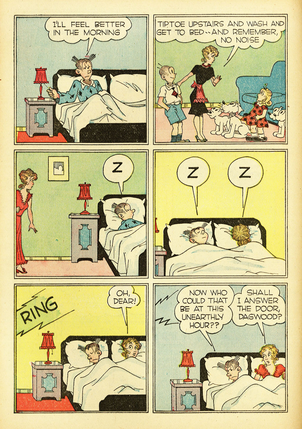 Read online Blondie Comics (1947) comic -  Issue #8 - 4