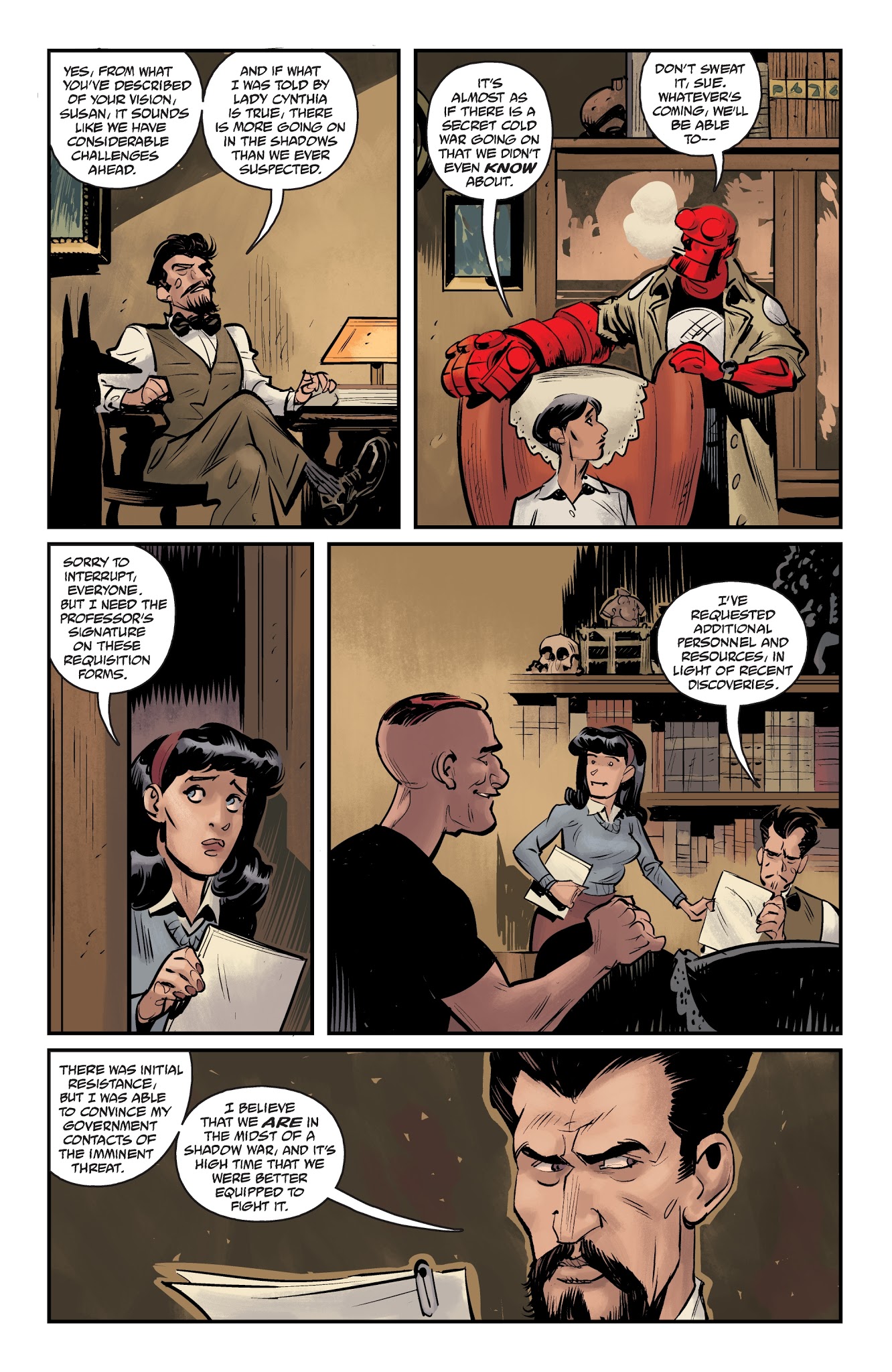 Read online Hellboy and the B.P.R.D.: 1955 ― Occult Intelligence comic -  Issue #3 - 23