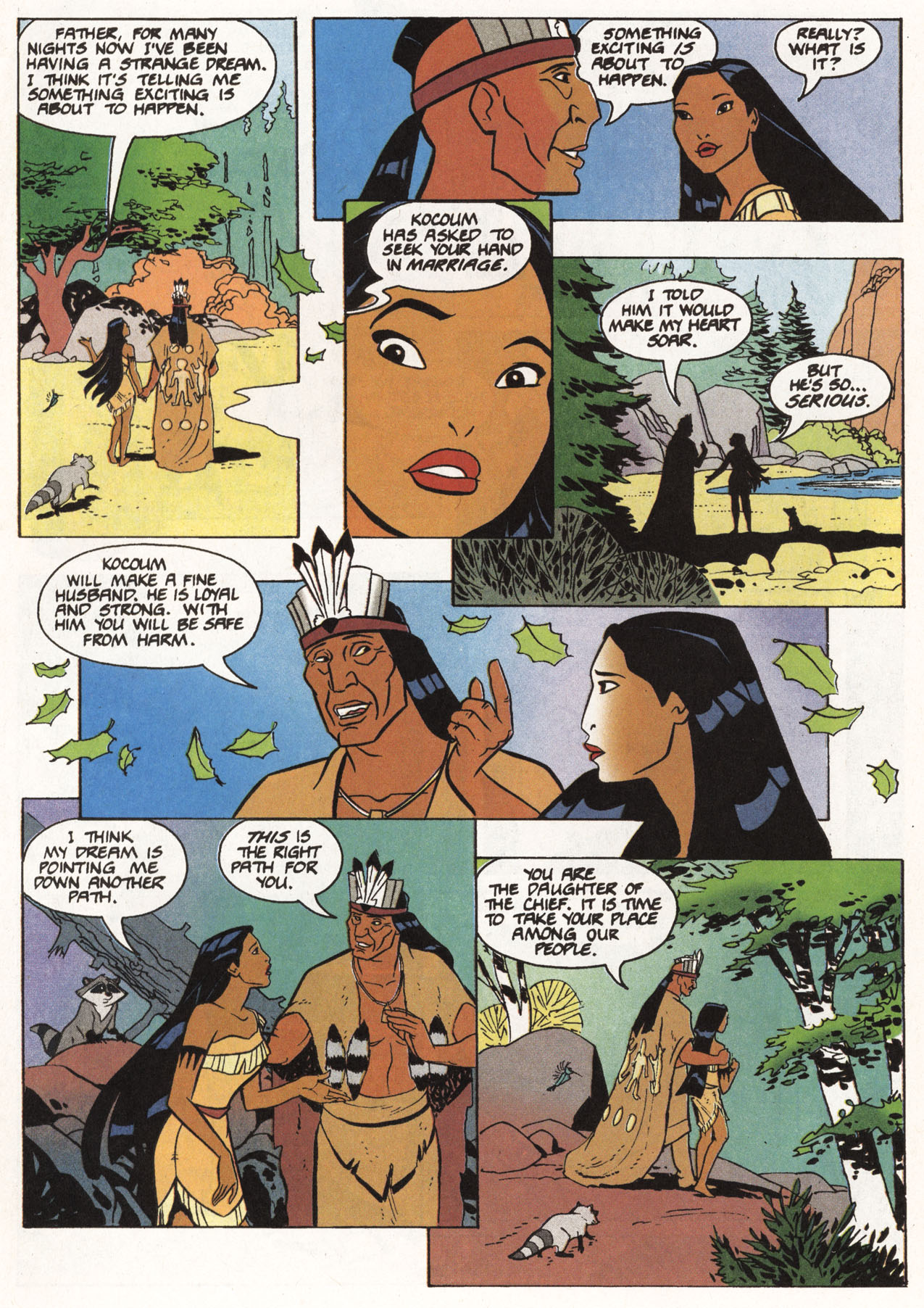 Read online Disney's Pocahontas comic -  Issue #1 - 10
