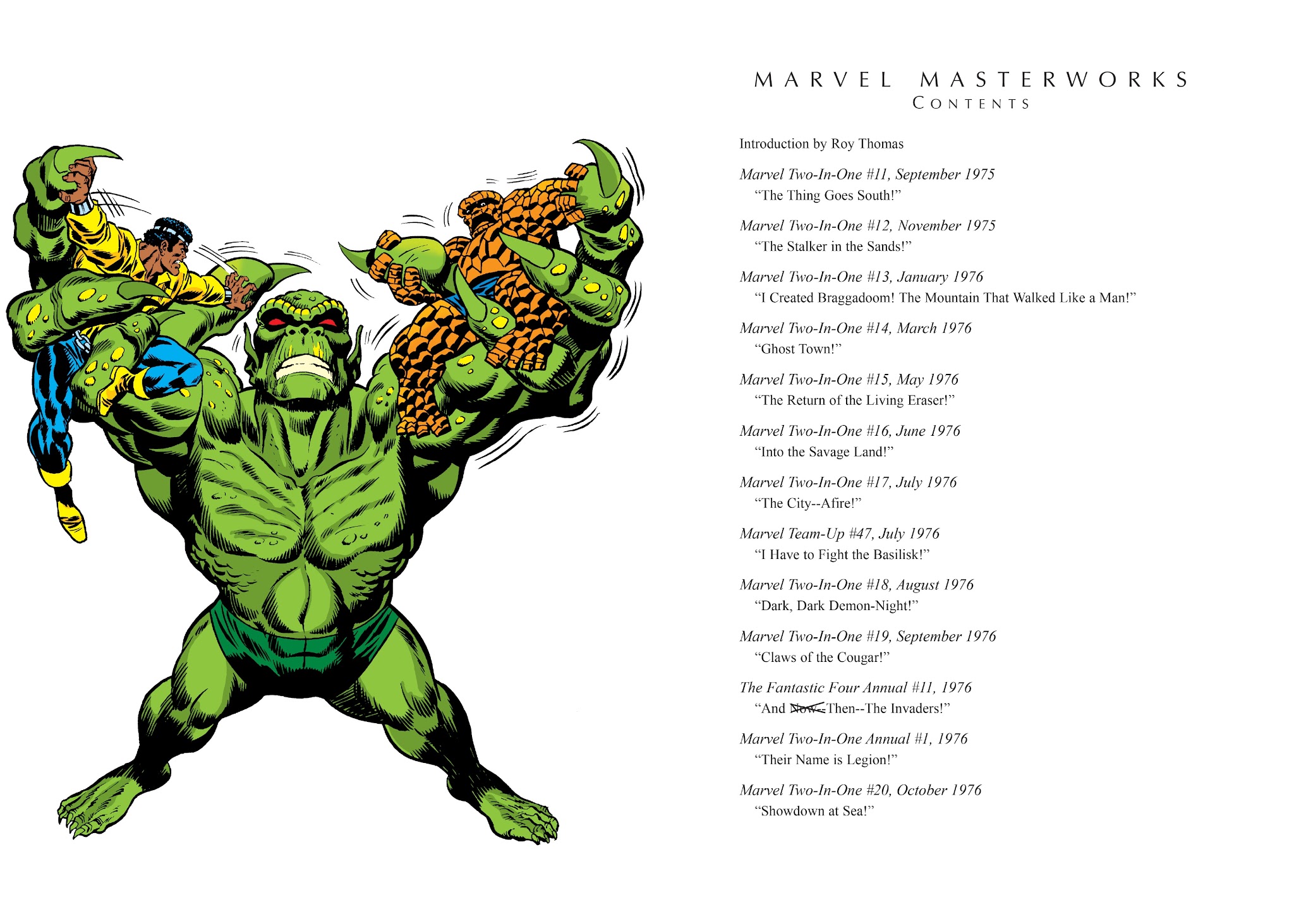 Read online Marvel Masterworks: Marvel Two-In-One comic -  Issue # TPB 2 - 4