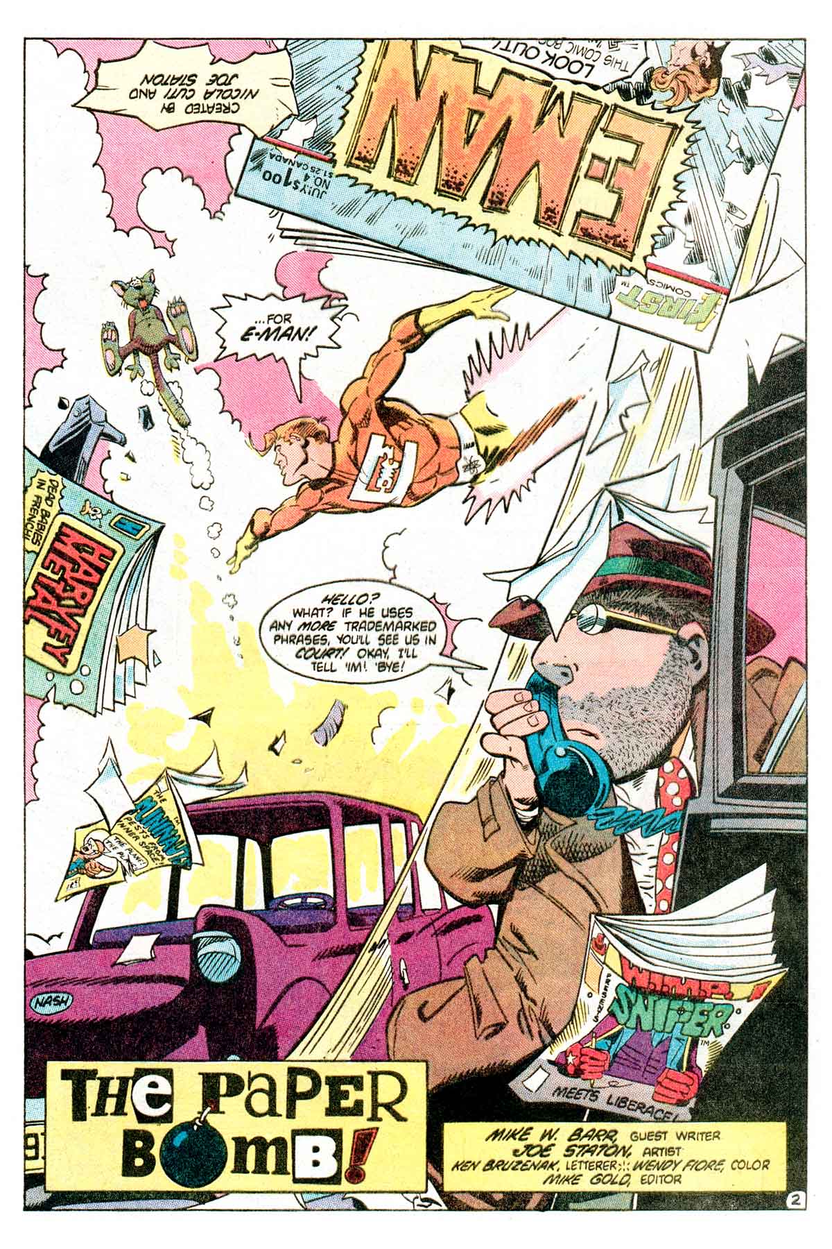 Read online E-Man (1983) comic -  Issue #4 - 4