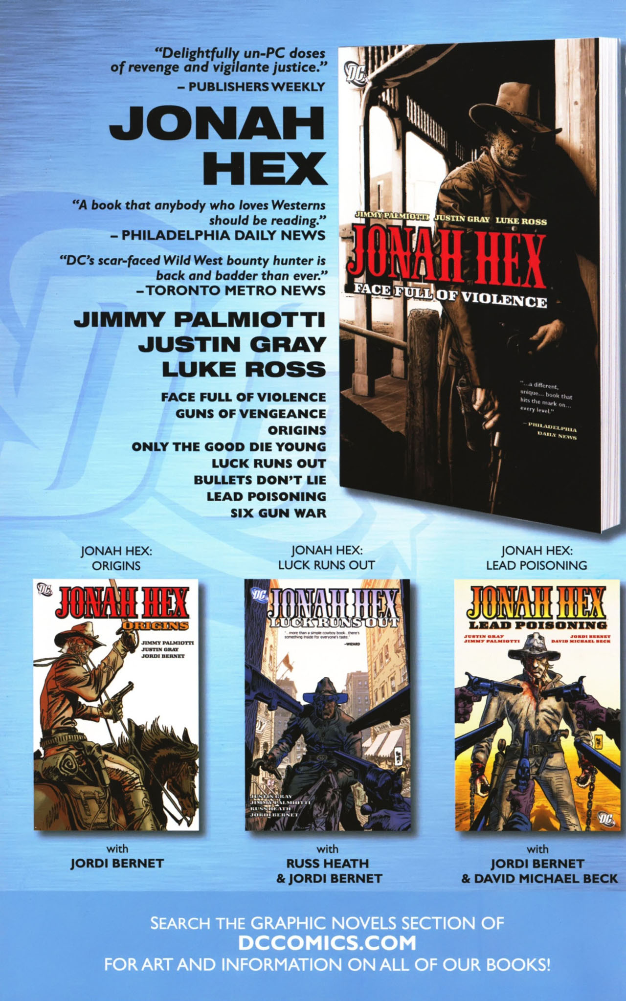 Read online Jonah Hex: No Way Back comic -  Issue # TPB - 137
