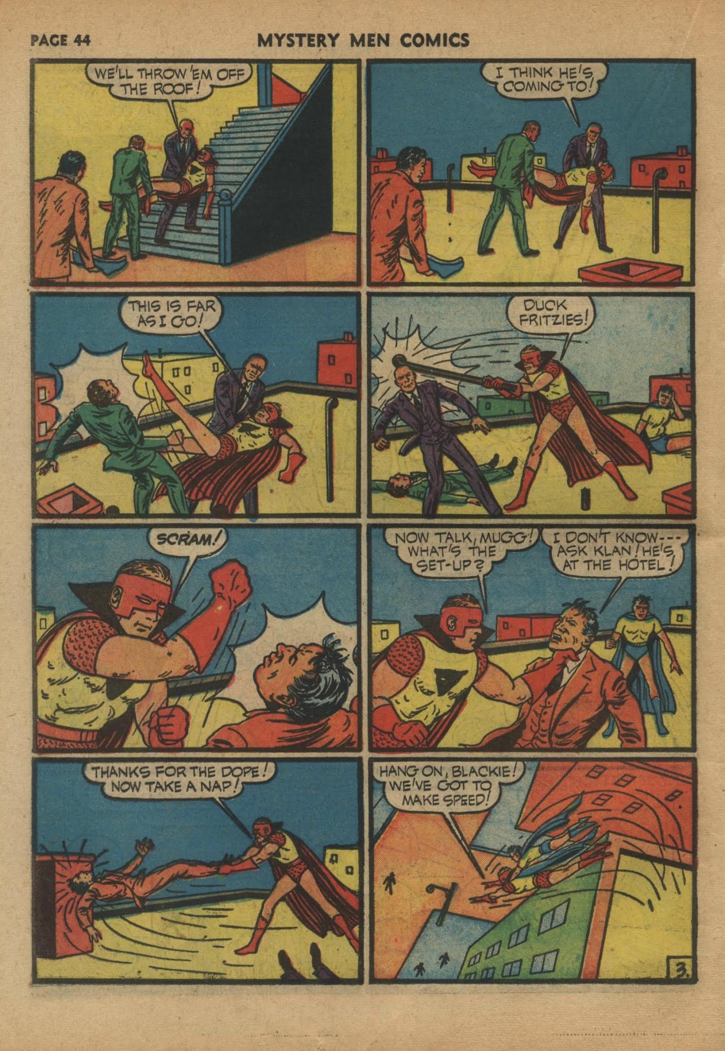 Read online Mystery Men Comics comic -  Issue #24 - 46