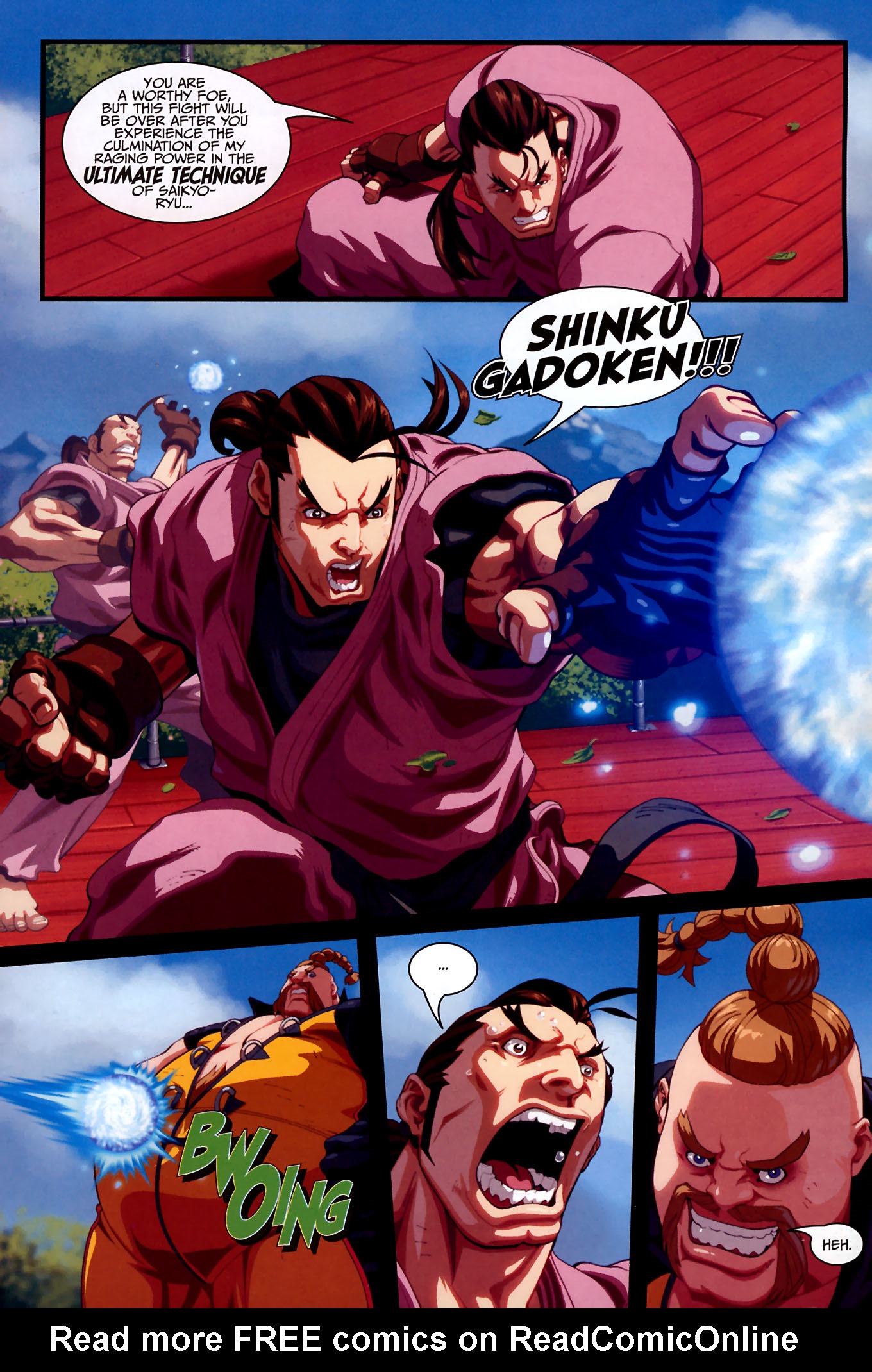 Read online Street Fighter IV comic -  Issue #2 - 20