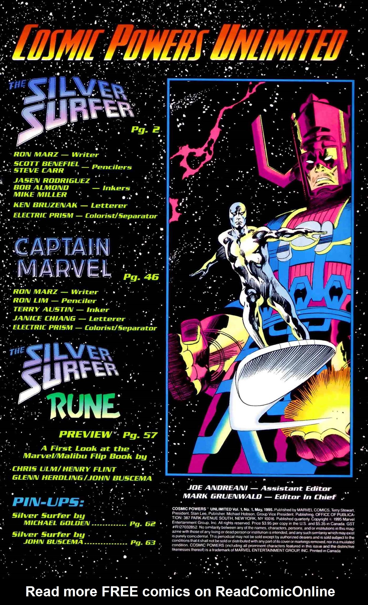 Read online Cosmic Powers Unlimited comic -  Issue #1 - 2