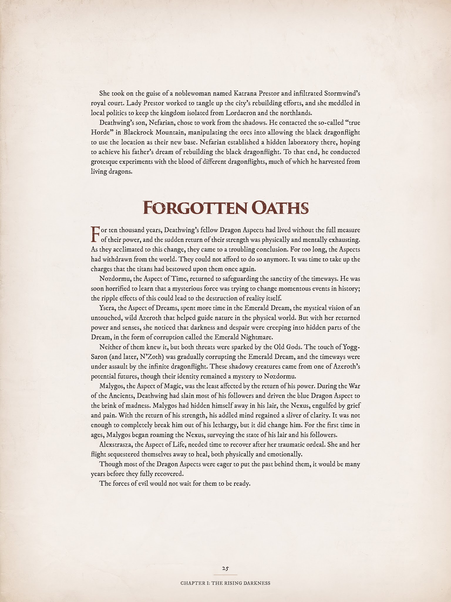 Read online World of Warcraft Chronicle Vol. 3 comic -  Issue # Full - 25