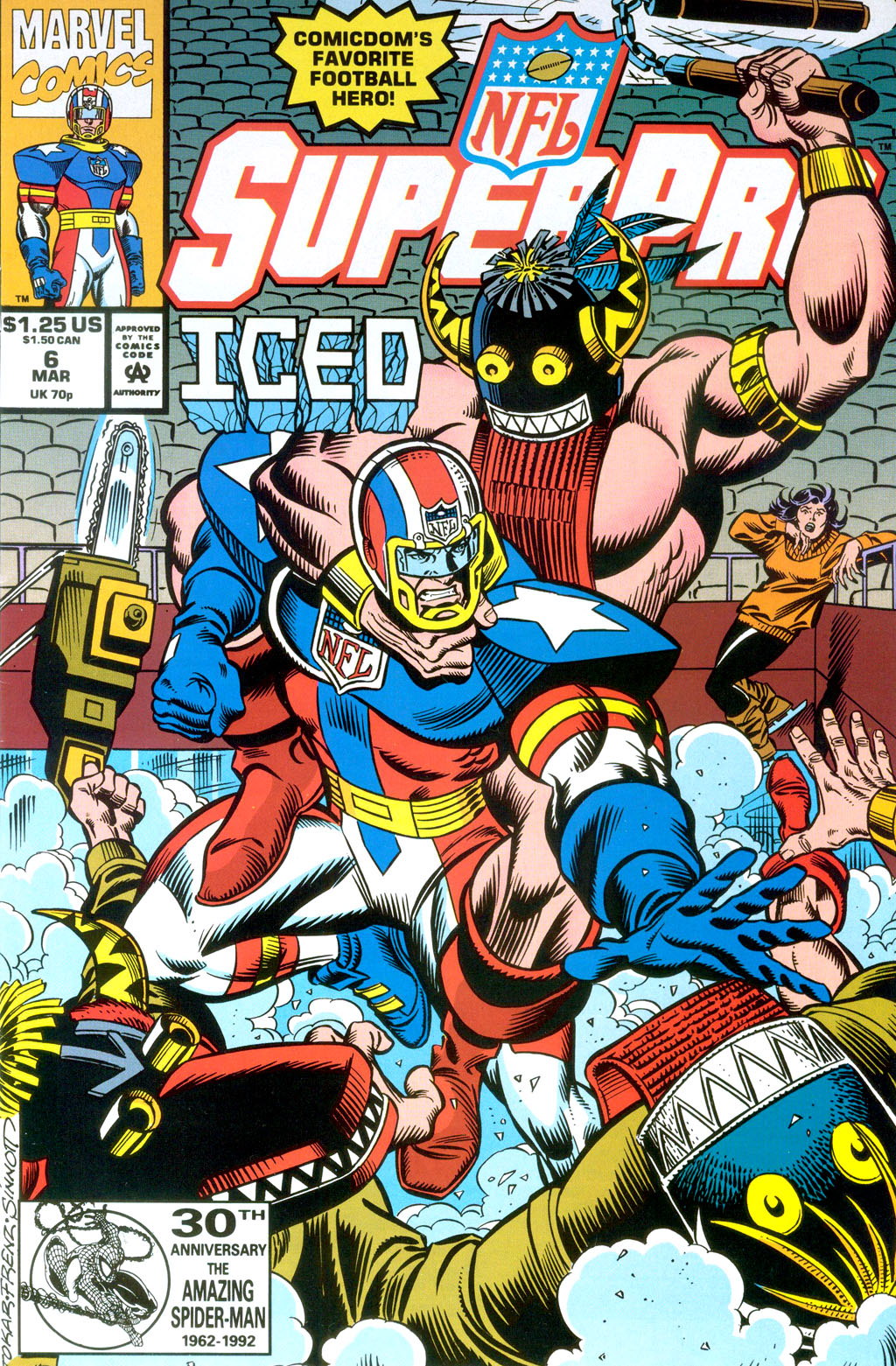 Read online NFL SuperPro comic -  Issue #6 - 1