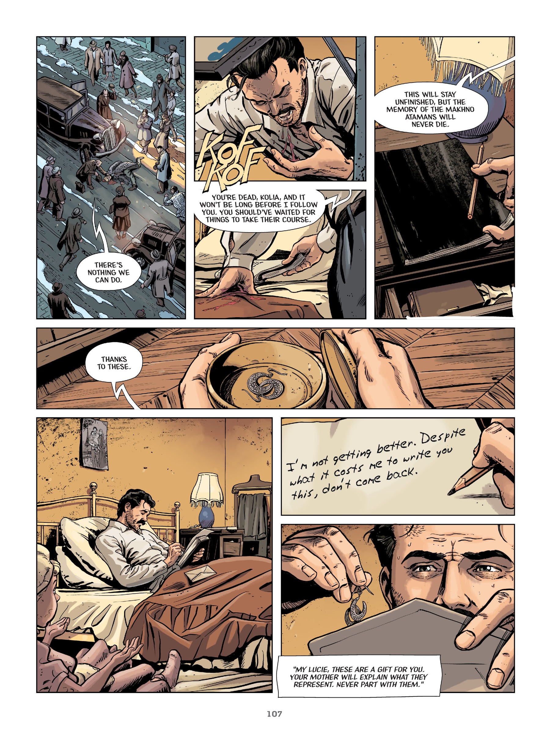 Read online Makhno: Ukrainian Freedom Fighter comic -  Issue # TPB - 108