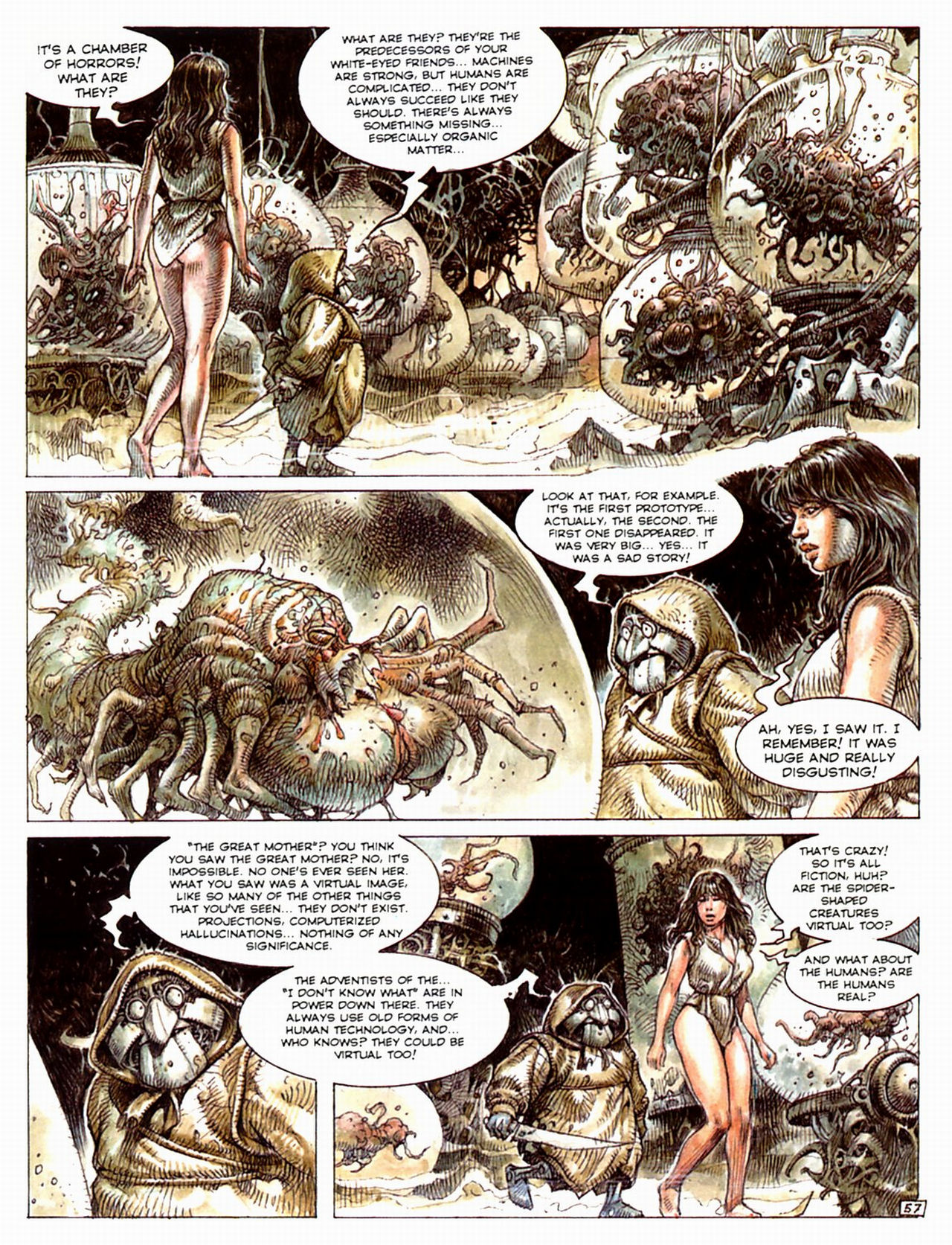 Read online Druuna comic -  Issue #7 - 59