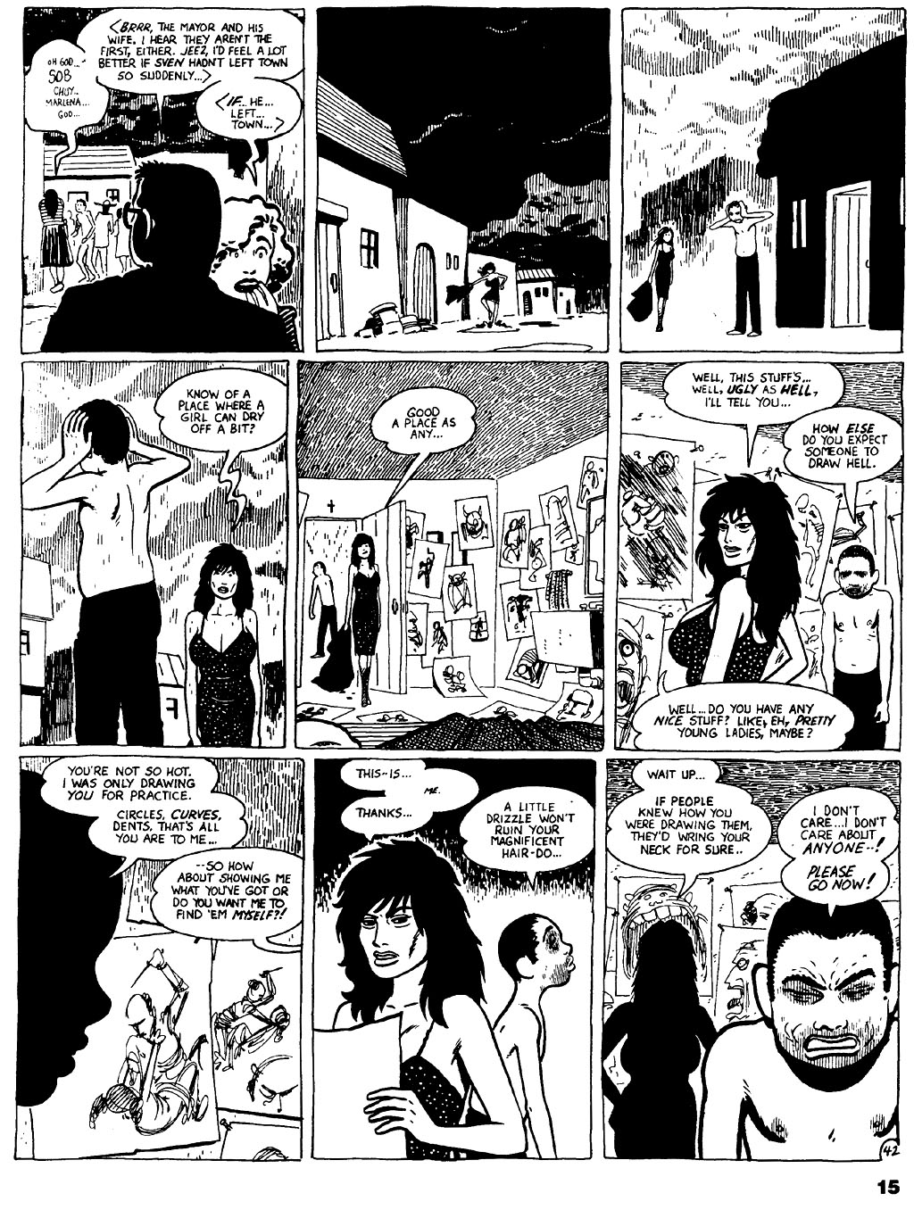 Read online Love and Rockets (1982) comic -  Issue #23 - 17