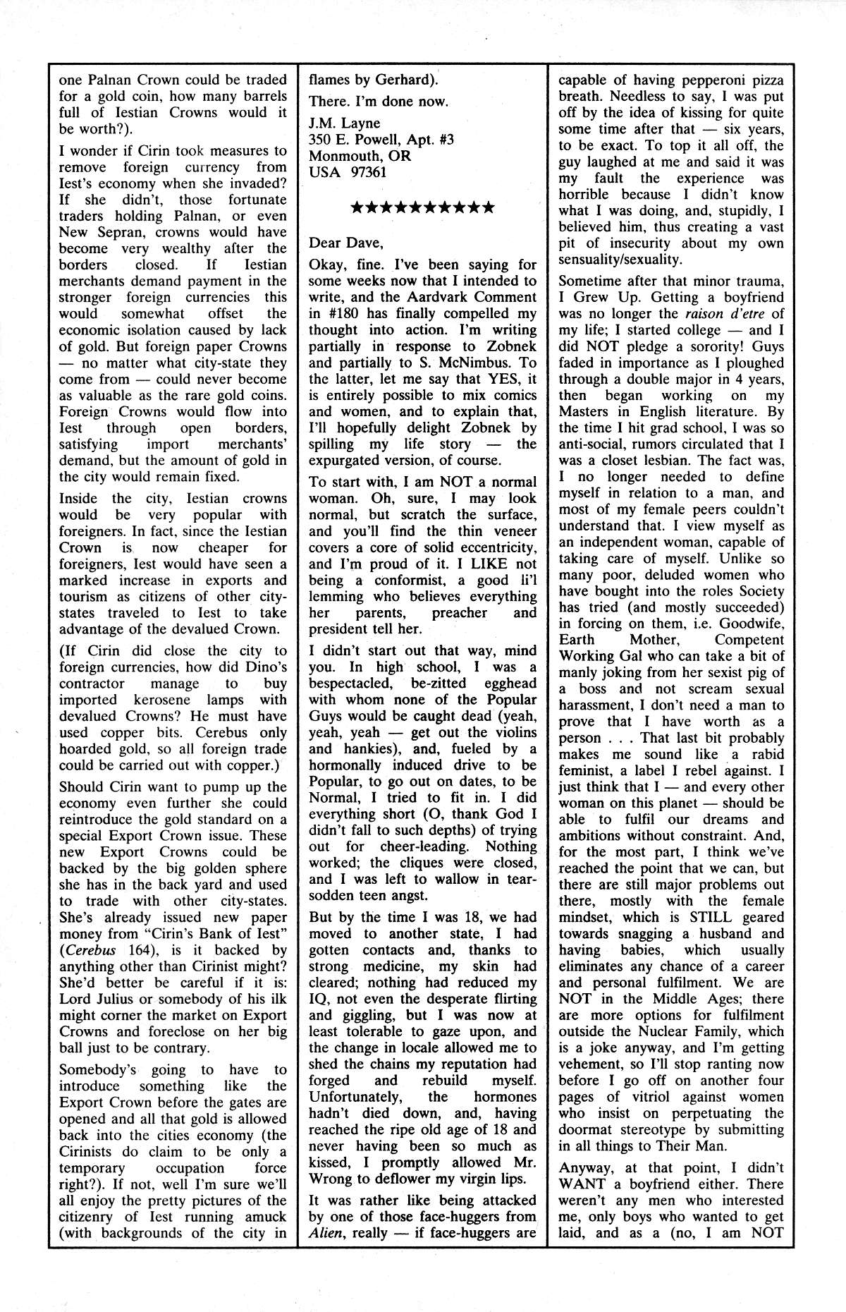 Read online Cerebus comic -  Issue #186 - 25