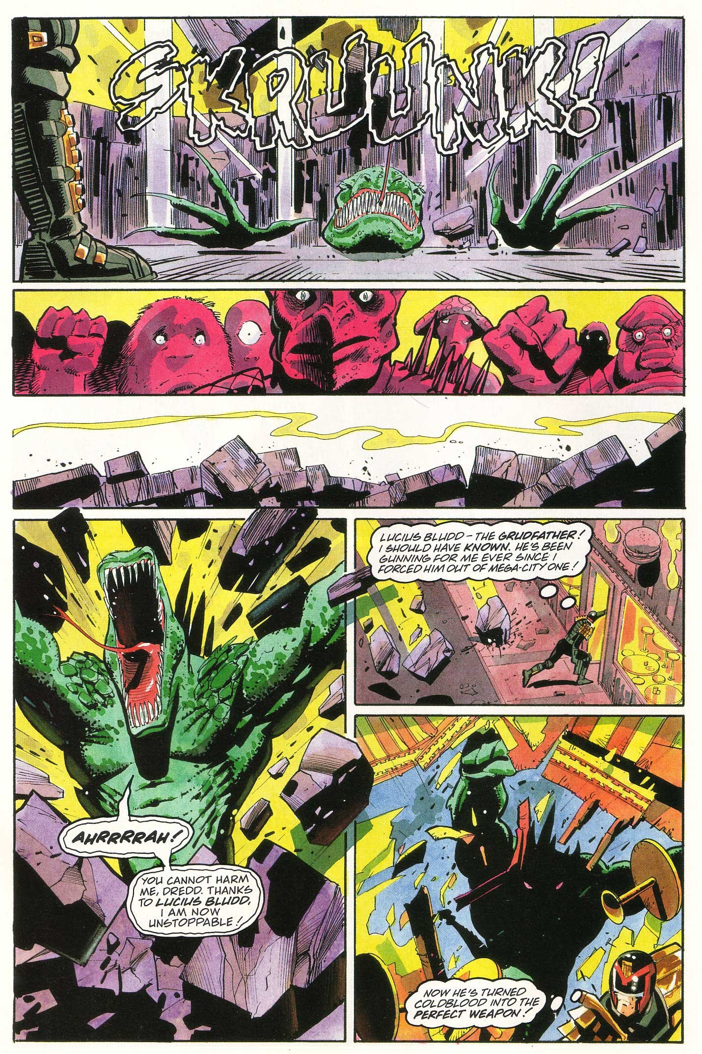 Read online Judge Dredd Lawman of the Future comic -  Issue #12 - 7