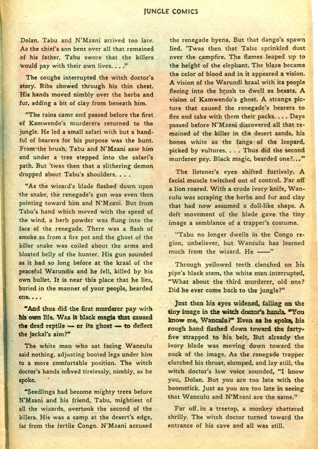 Read online Jungle Comics comic -  Issue #82 - 35