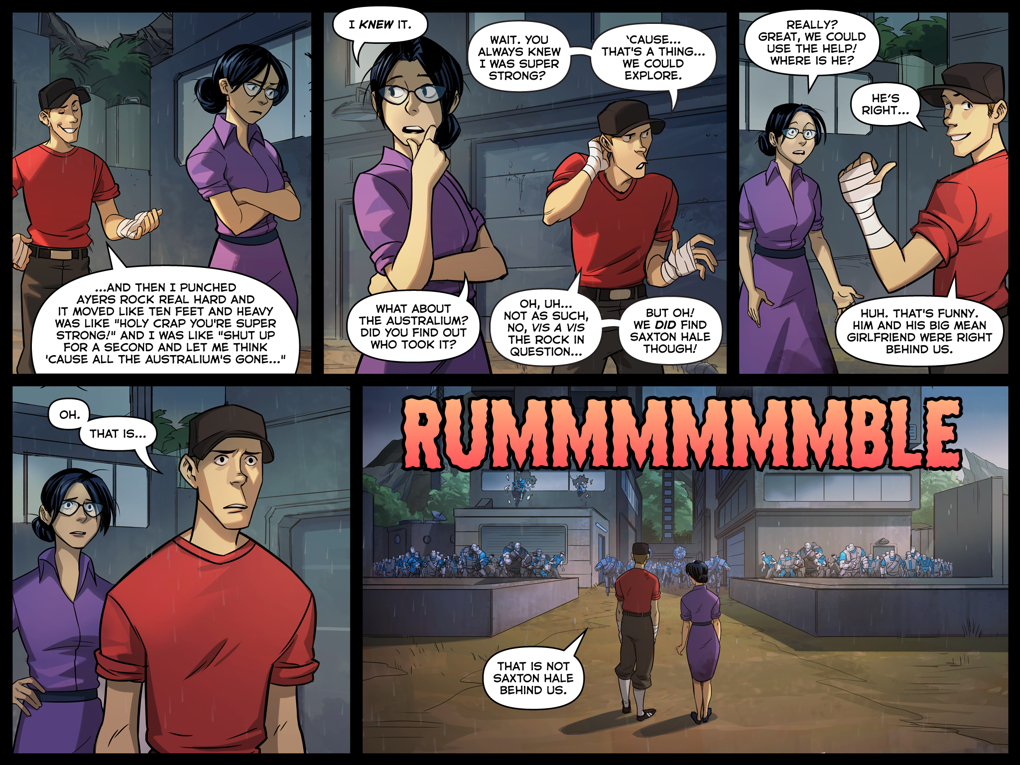 Read online Team Fortress 2 comic -  Issue #6 - 37