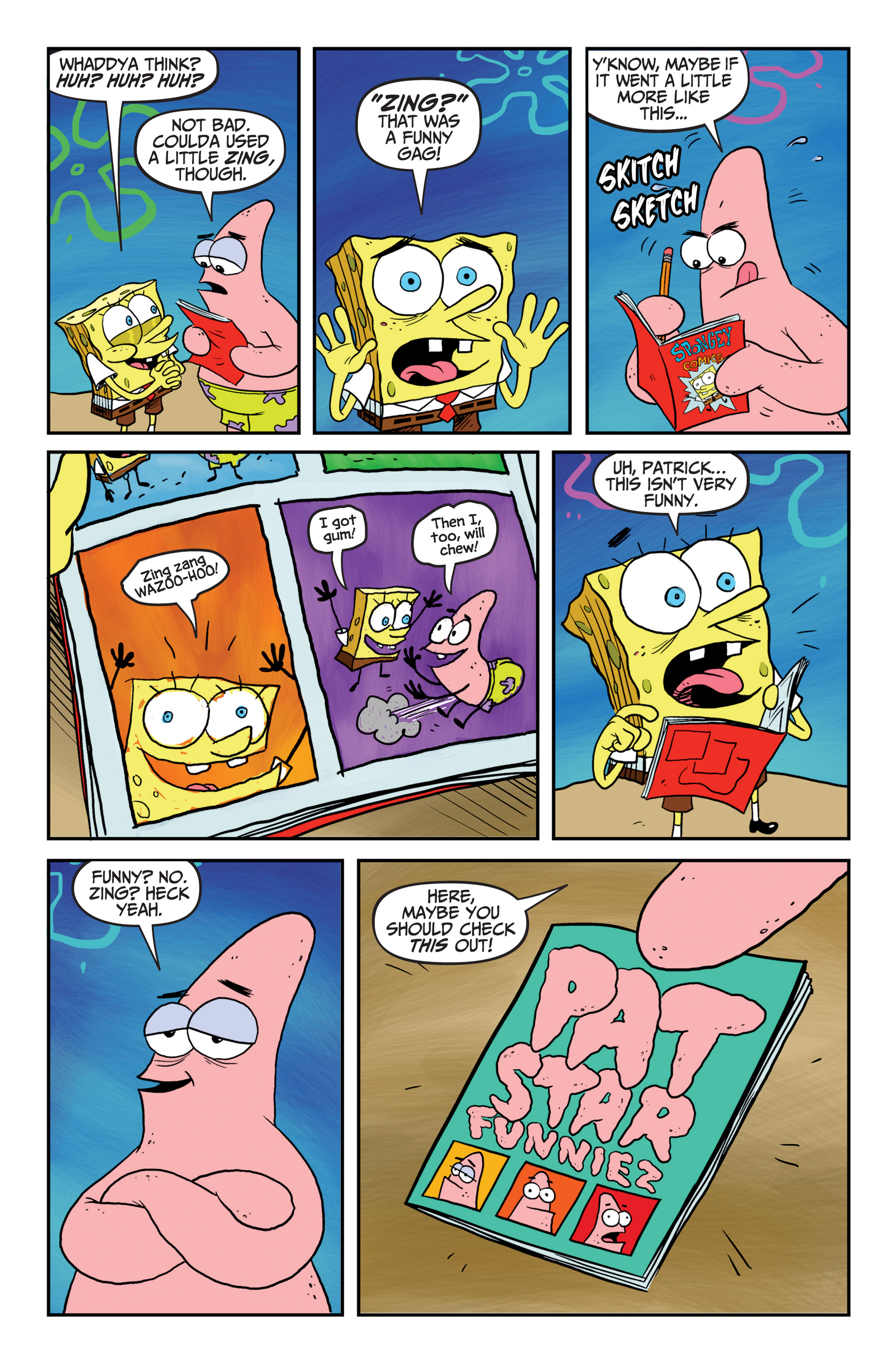Read online Free Comic Book Day 2014 comic -  Issue # SpongeBob Freestyle Funnies 2014 - 29