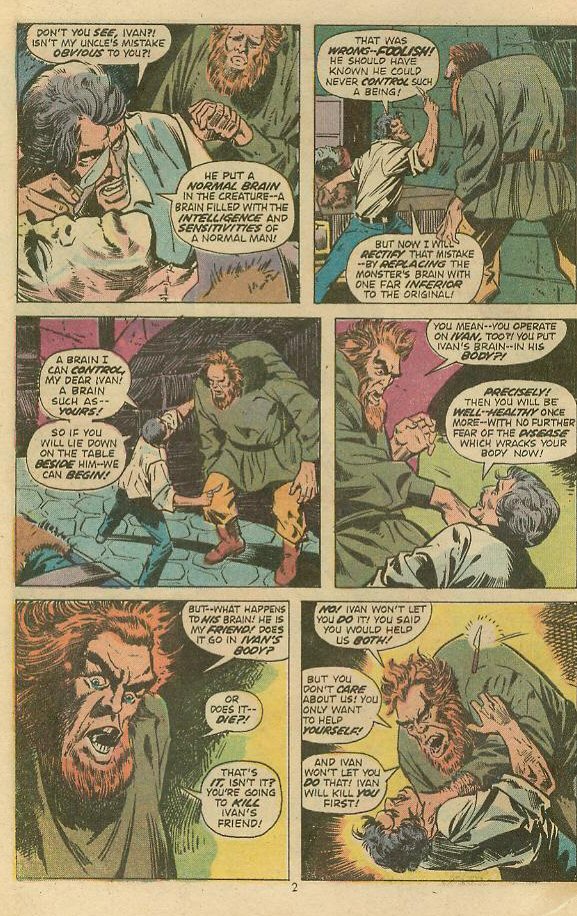 Read online Frankenstein (1973) comic -  Issue #11 - 3