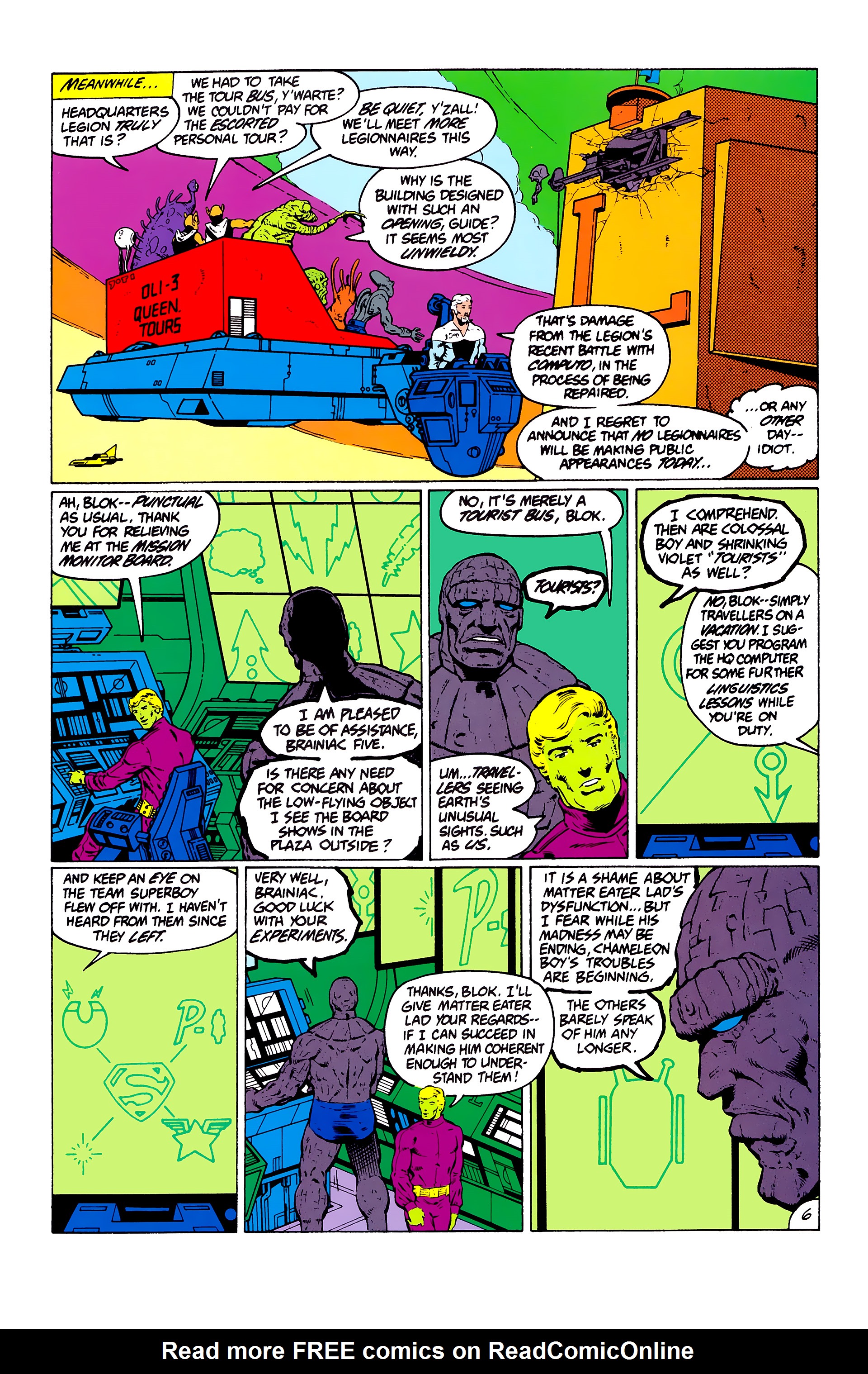 Read online Legion of Super-Heroes (1980) comic -  Issue #290 - 7