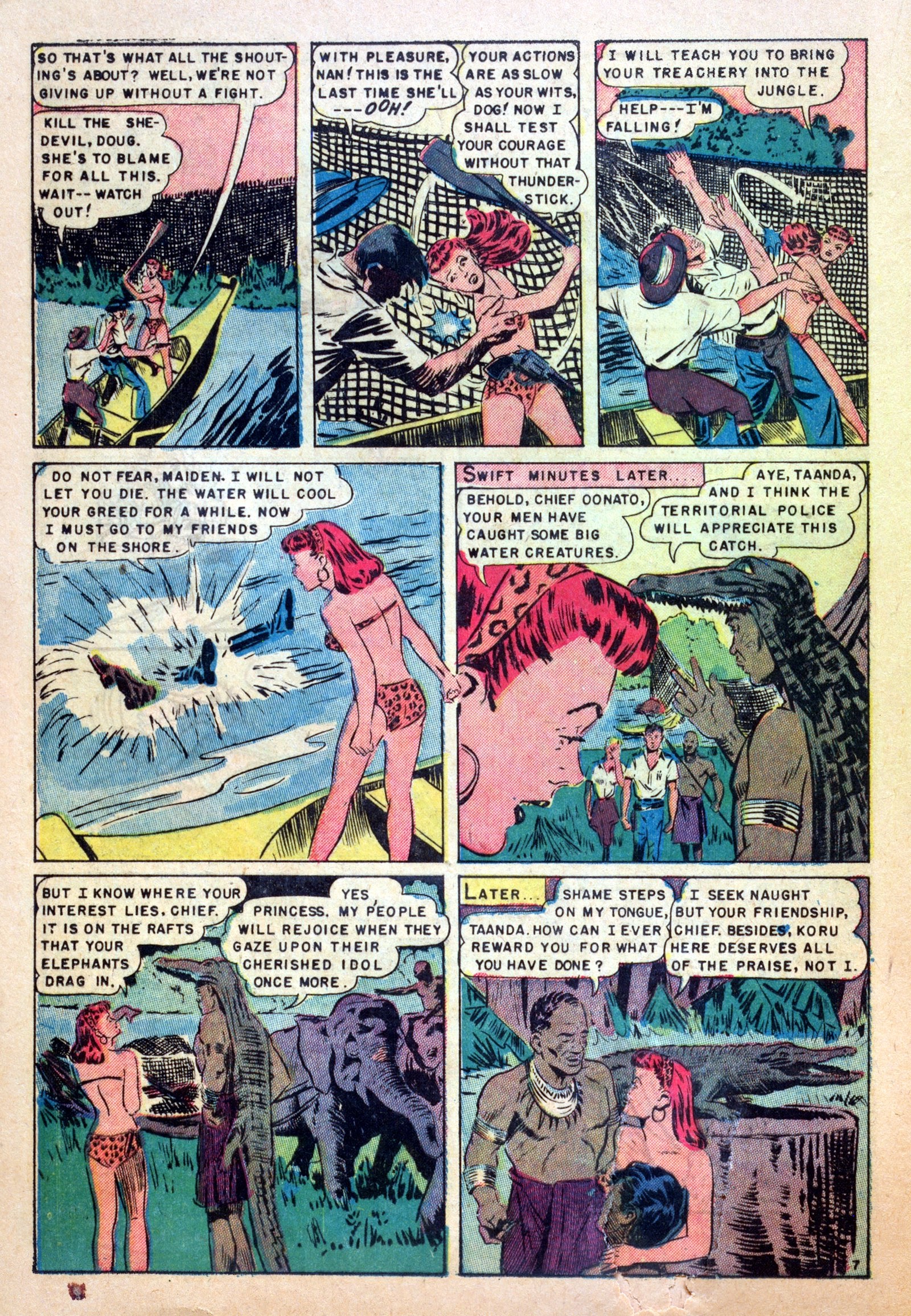 Read online Taanda White Princess of the Jungle comic -  Issue #1 - 24