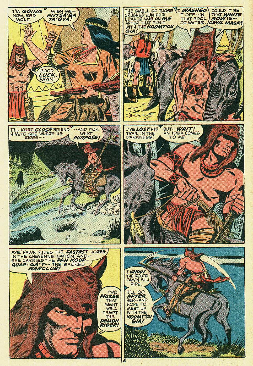 Read online Red Wolf (1972) comic -  Issue #6 - 11