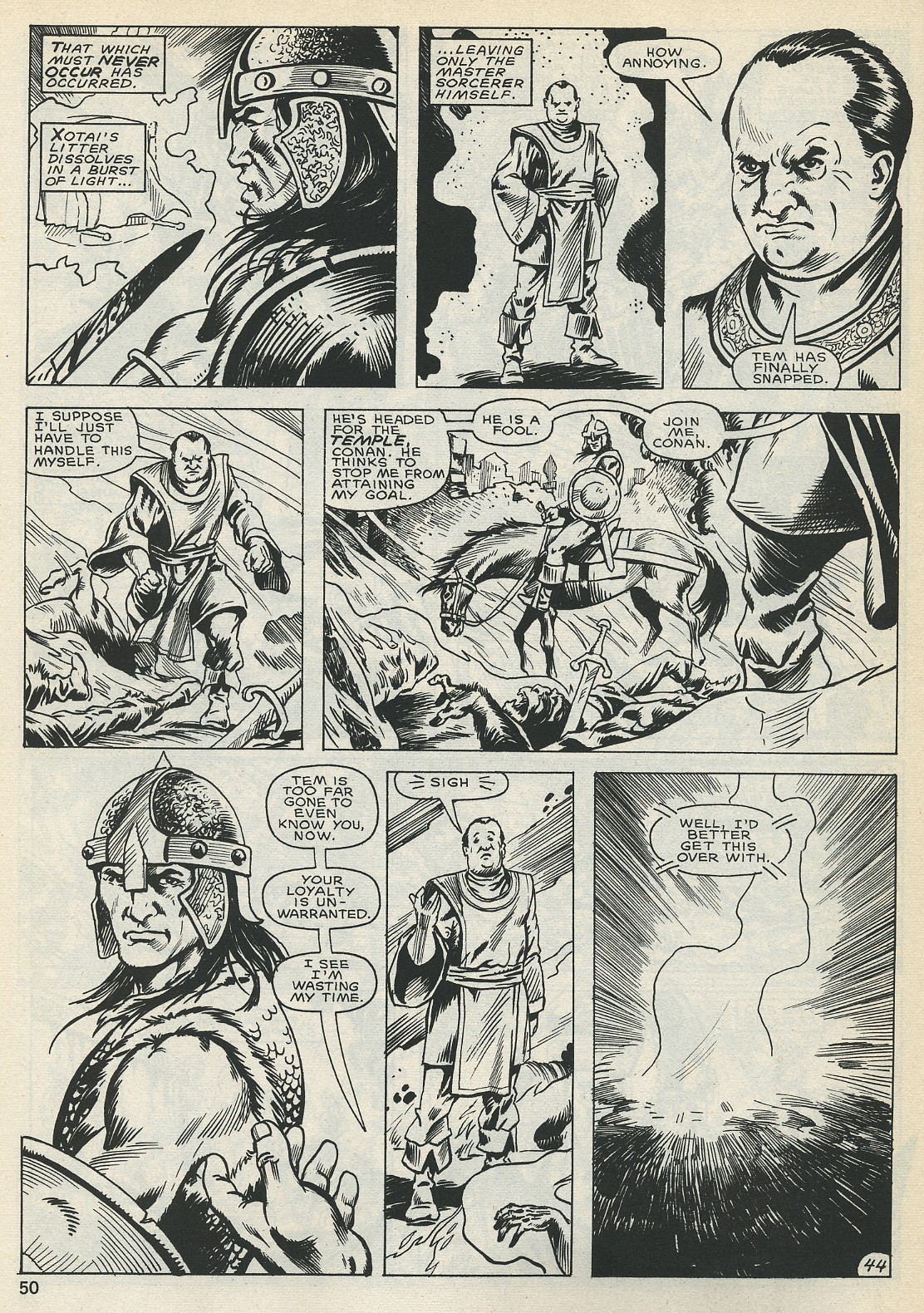 Read online The Savage Sword Of Conan comic -  Issue #128 - 49