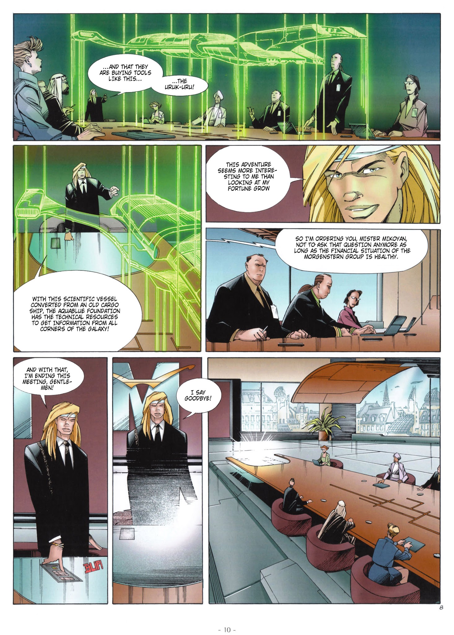 Read online Aquablue comic -  Issue #8 - 11