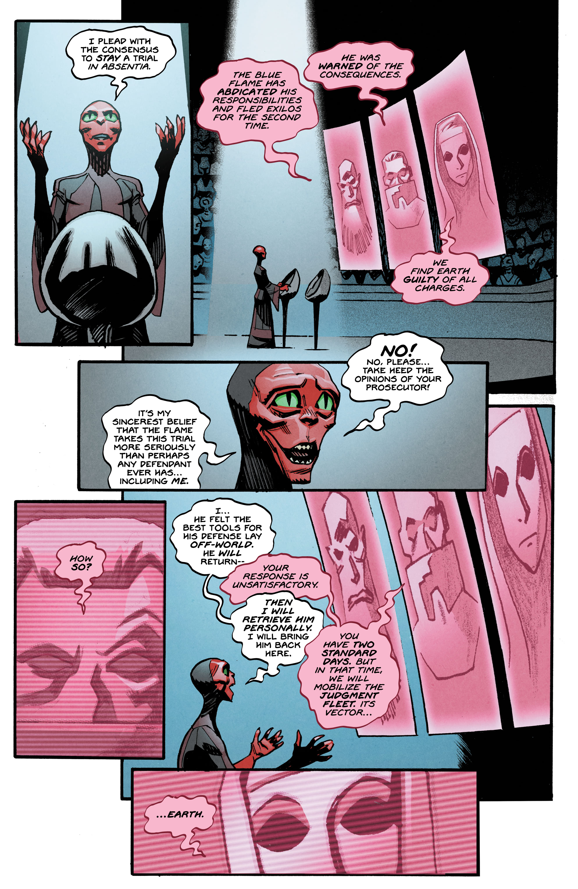 Read online The Blue Flame comic -  Issue #8 - 5