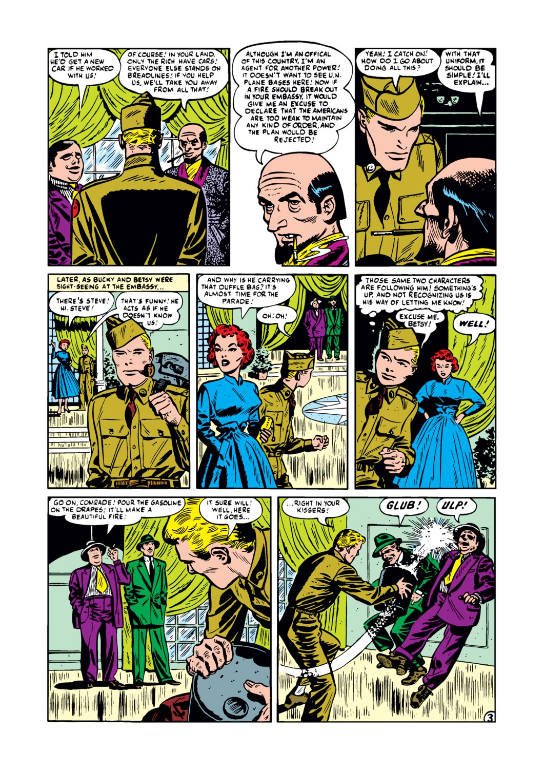 Read online Captain America Comics comic -  Issue #76 - 10