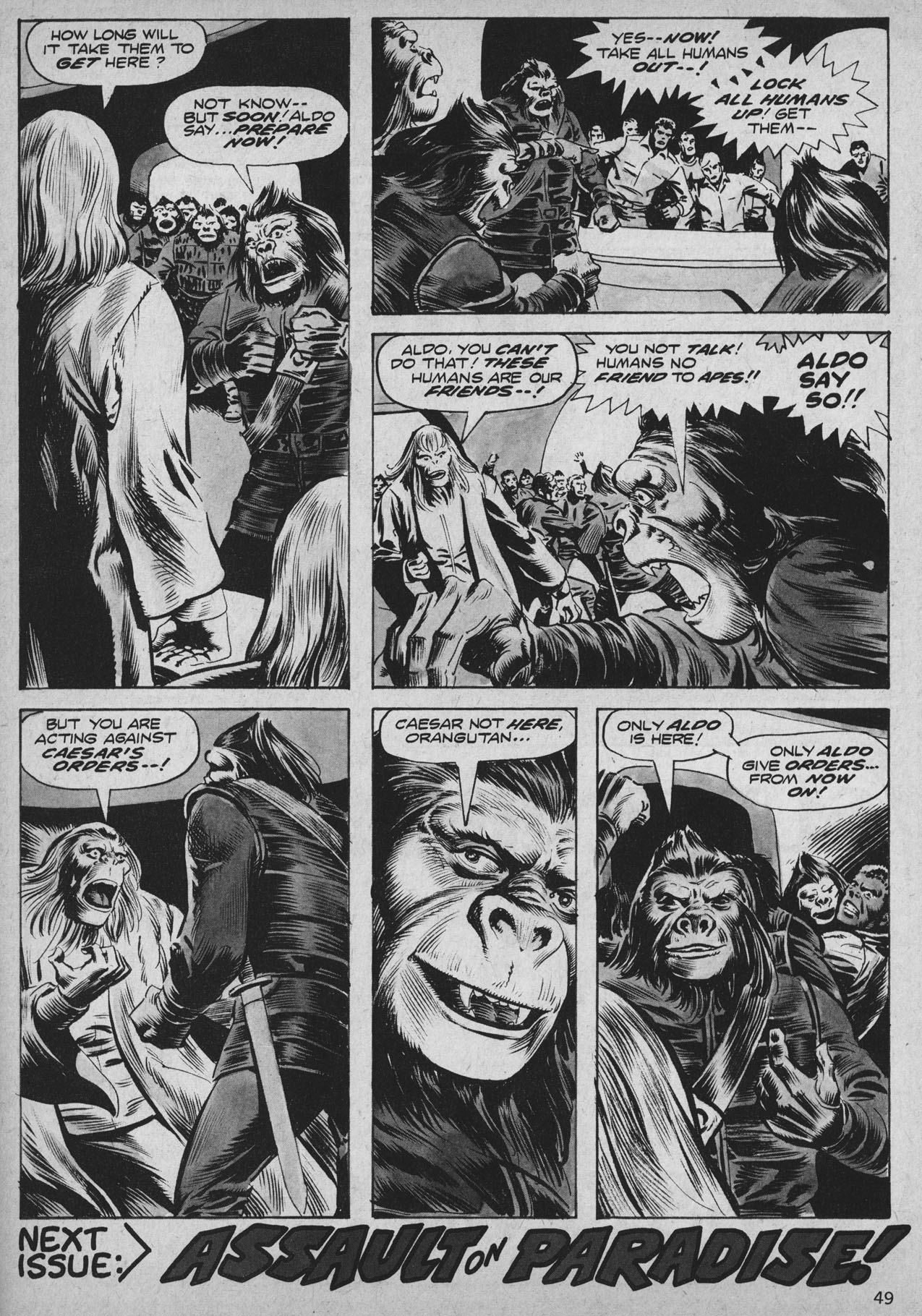 Read online Planet of the Apes comic -  Issue #25 - 48