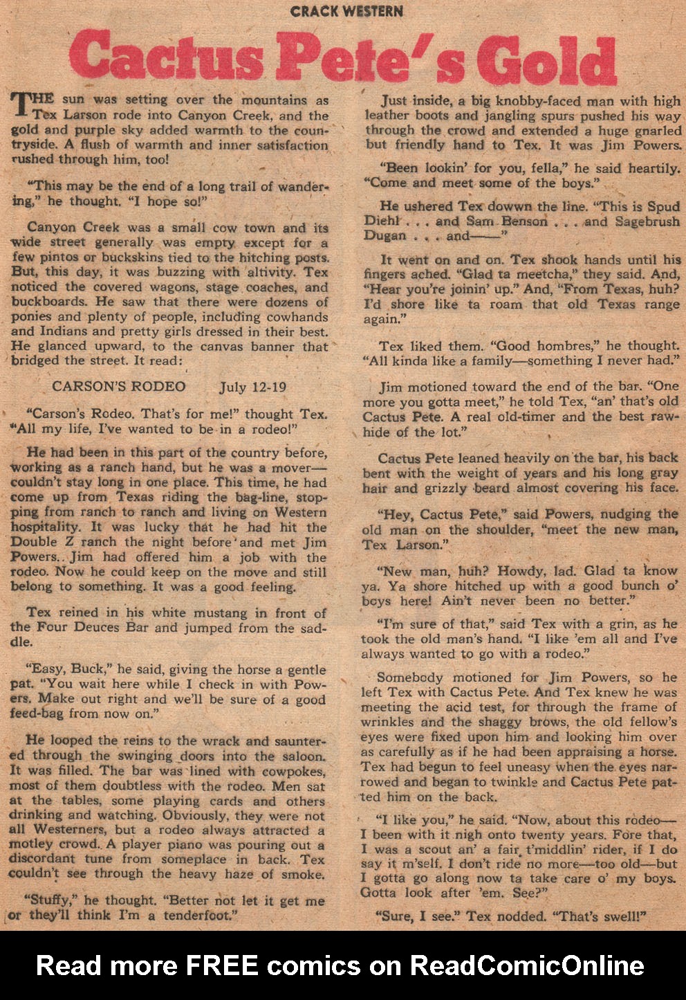 Read online Crack Western comic -  Issue #73 - 41