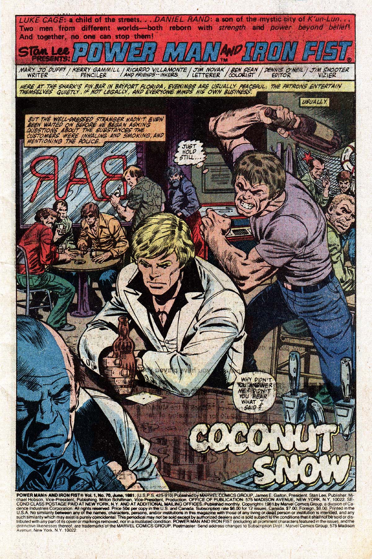 Read online Power Man and Iron Fist (1978) comic -  Issue #70 - 2