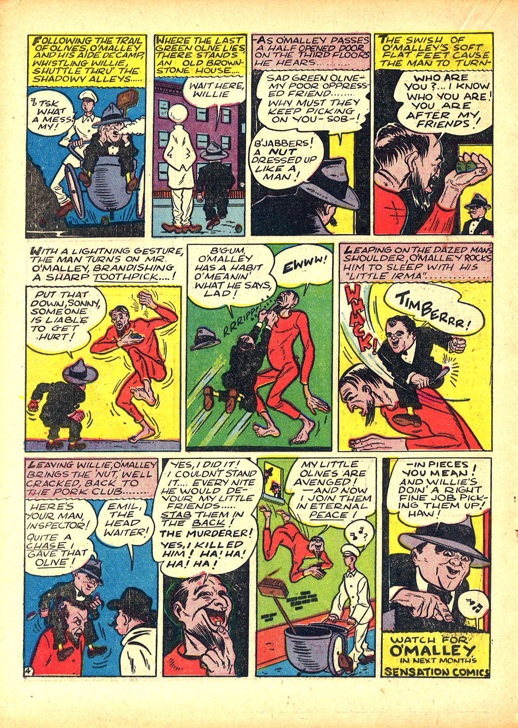 Read online Sensation (Mystery) Comics comic -  Issue #5 - 36