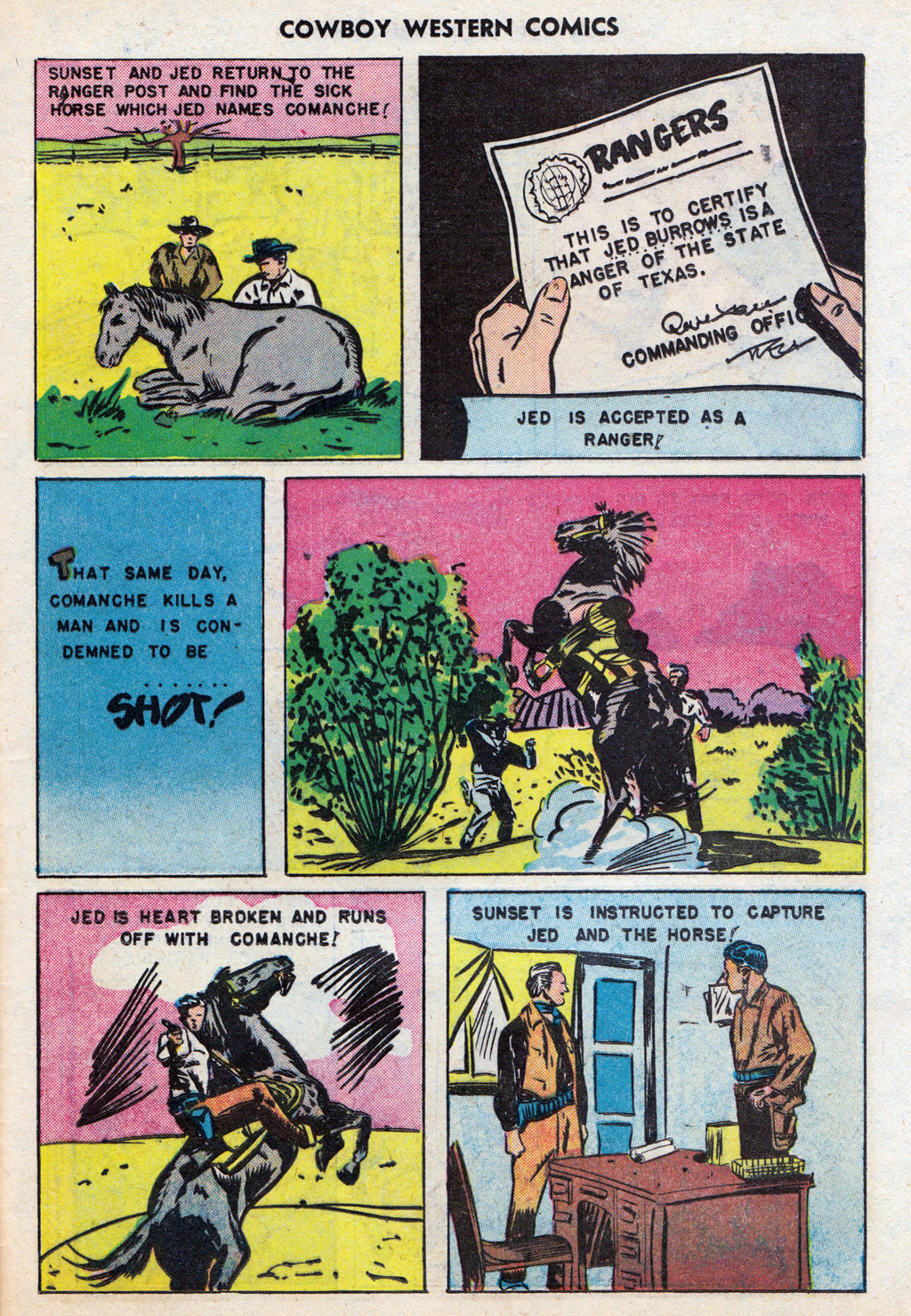 Read online Cowboy Western Comics (1948) comic -  Issue #28 - 25