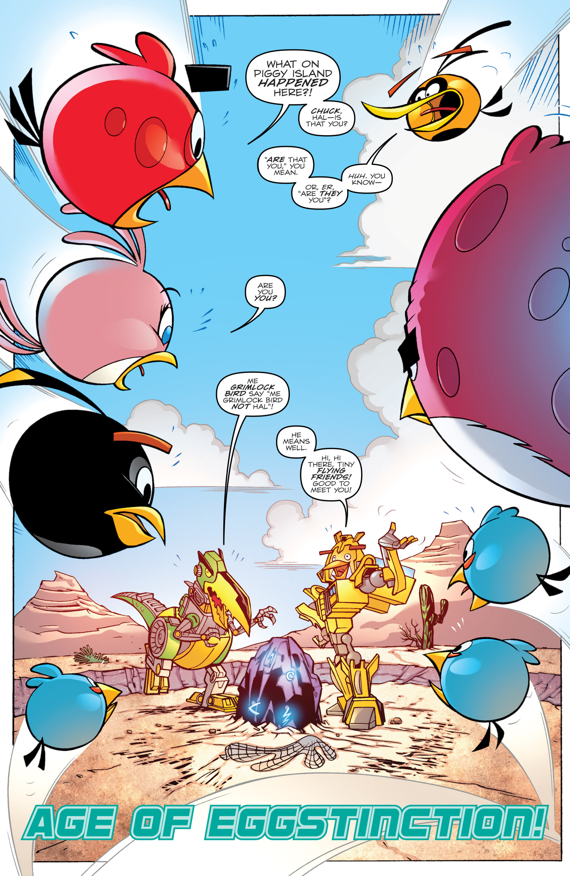 Read online Angry Birds Transformers comic -  Issue #2 - 3