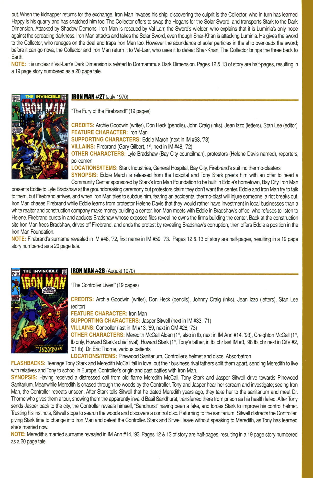 Read online Official Index to the Marvel Universe comic -  Issue #3 - 31