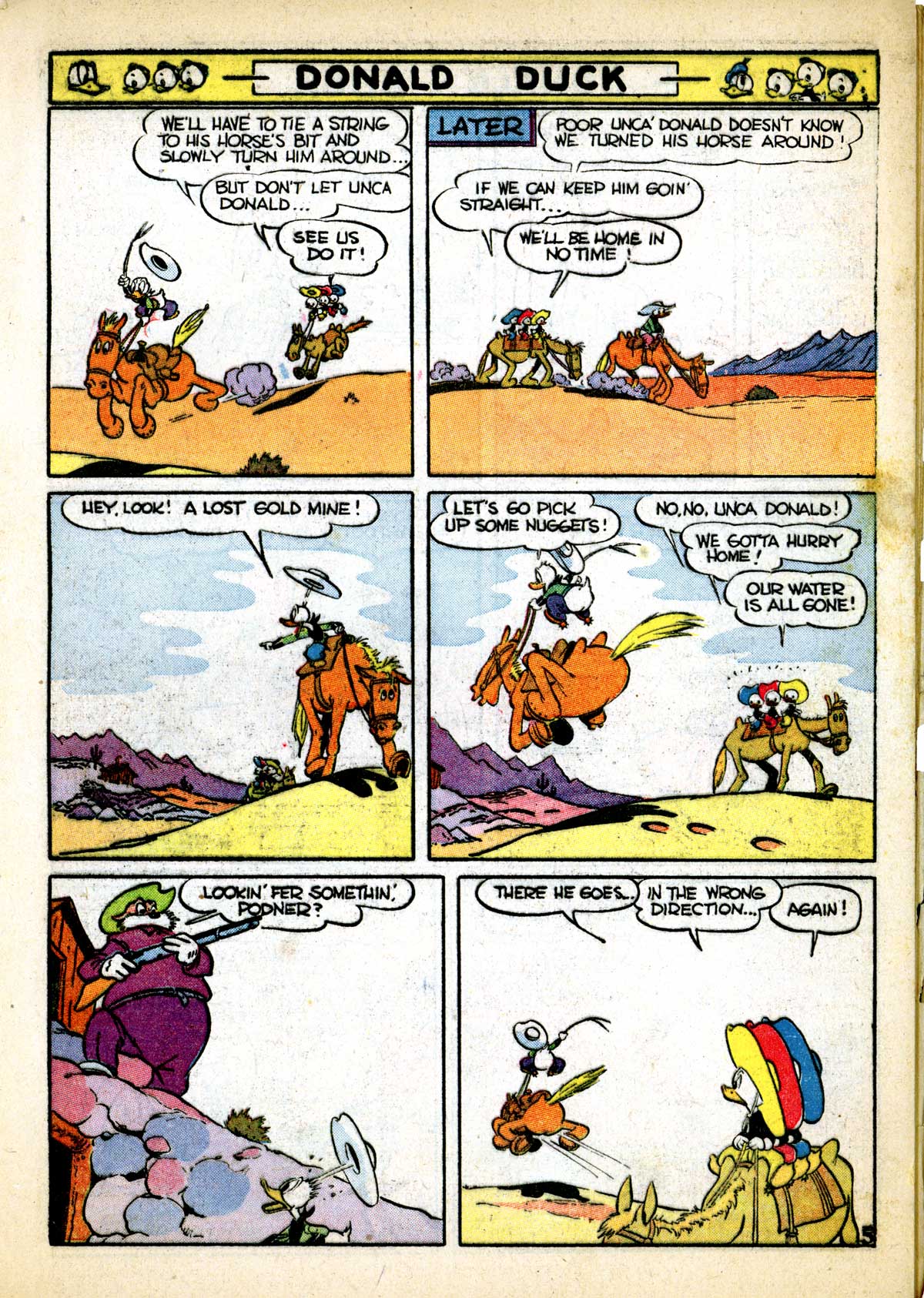 Read online Walt Disney's Comics and Stories comic -  Issue #35 - 6