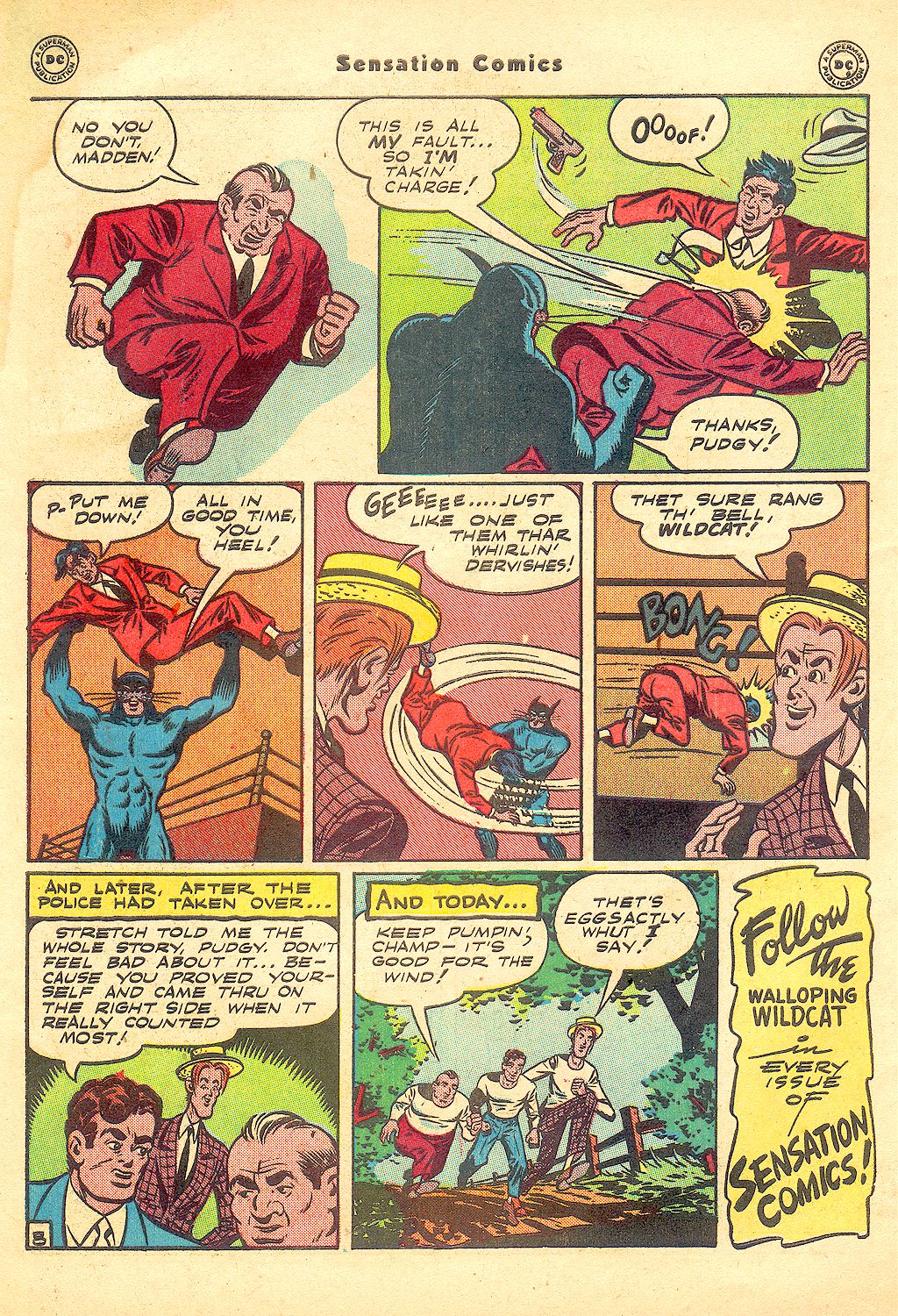 Read online Sensation (Mystery) Comics comic -  Issue #57 - 50