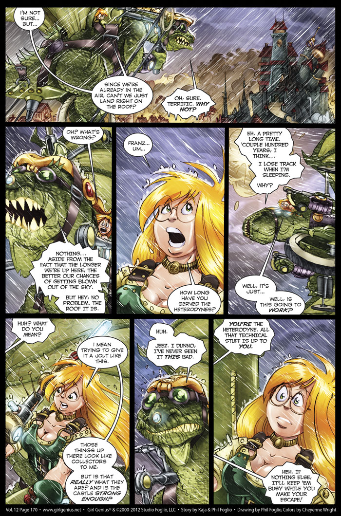 Read online Girl Genius (2002) comic -  Issue #12 - 170